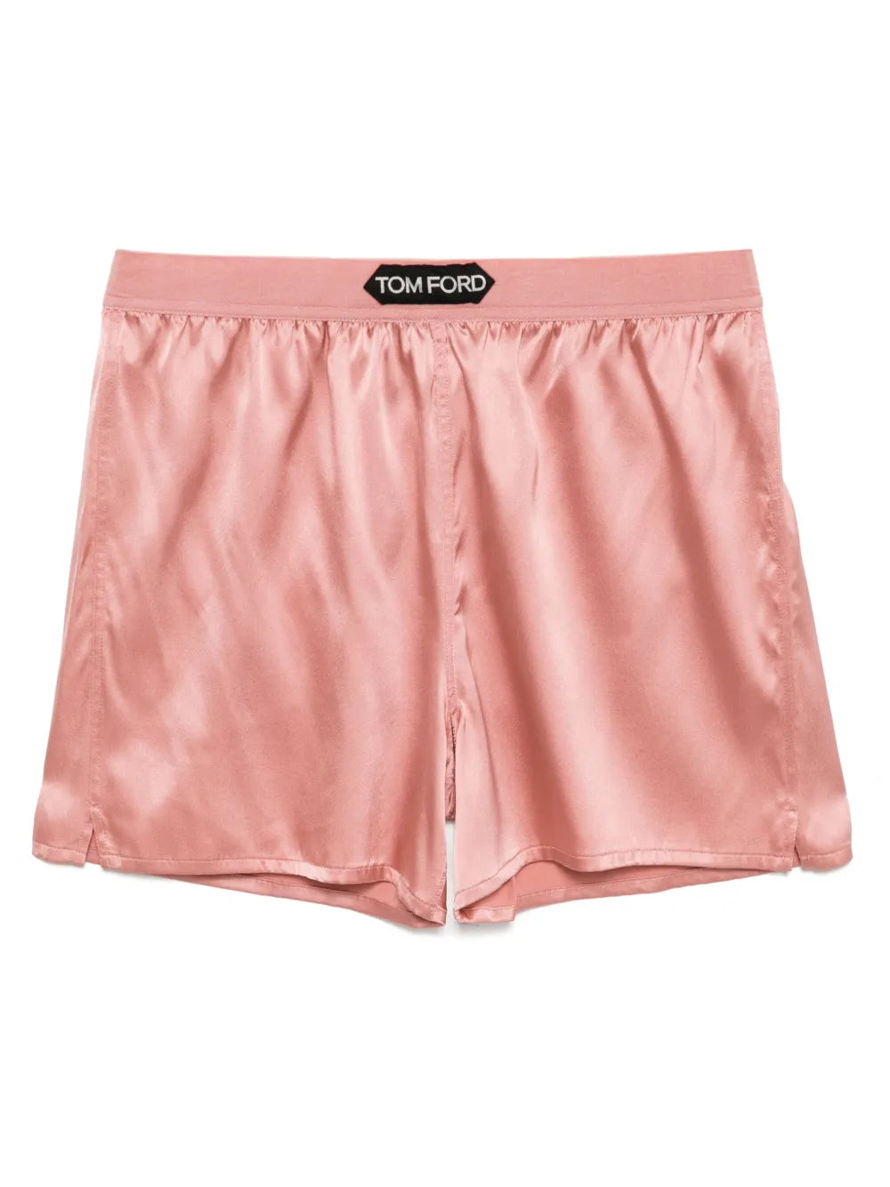 TOM FORD STRETCH SILK SATIN PJ SHORTS - BEYMEN