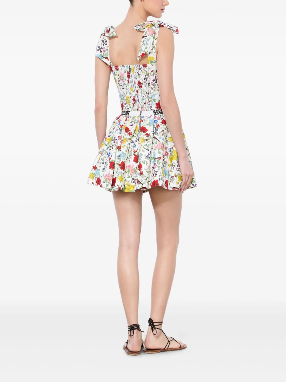 ALICE + OLIVIA ULL FLARE MINI SKIRT - BEYMEN