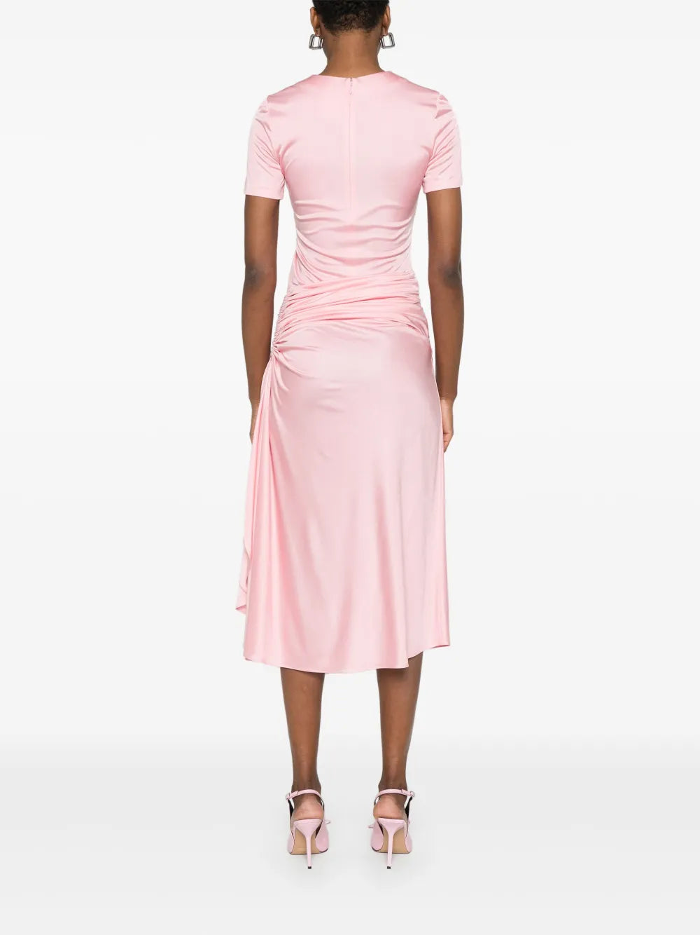 GIVENCHY WAIST DRAPED JERSEY DRESS - BEYMEN