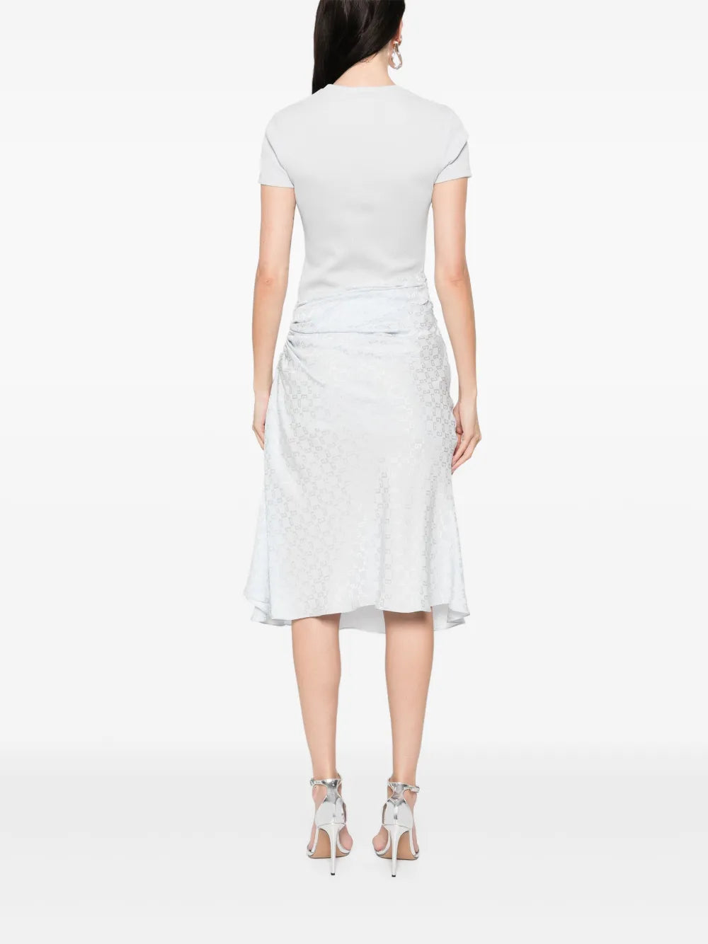 GIVENCHY LACE UP DENIM DRESS - BEYMEN