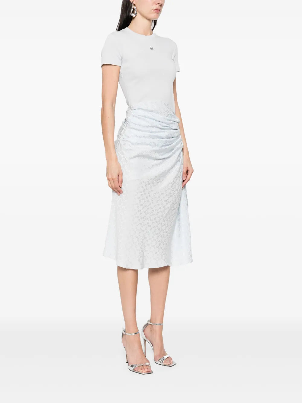 GIVENCHY LACE UP DENIM DRESS - BEYMEN