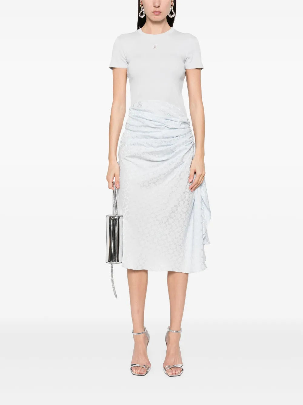 GIVENCHY LACE UP DENIM DRESS - BEYMEN