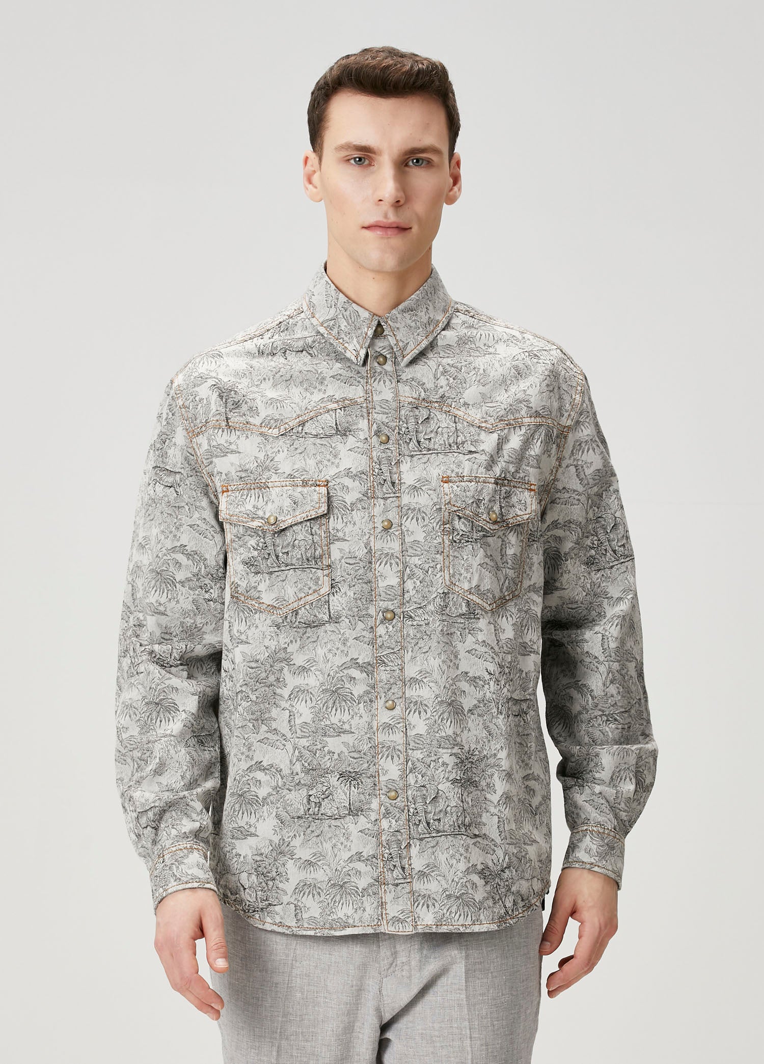 ETRO DENIM OVERSHIRT