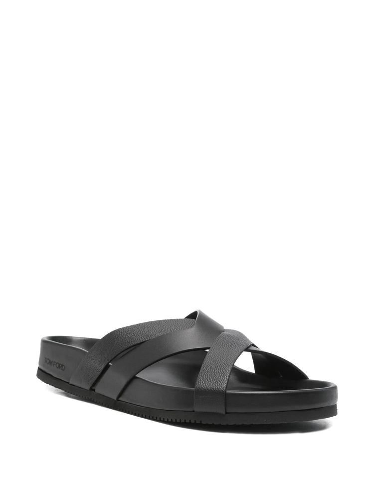 TOM FORD LEATHER INFORMAL SANDAL - BEYMEN