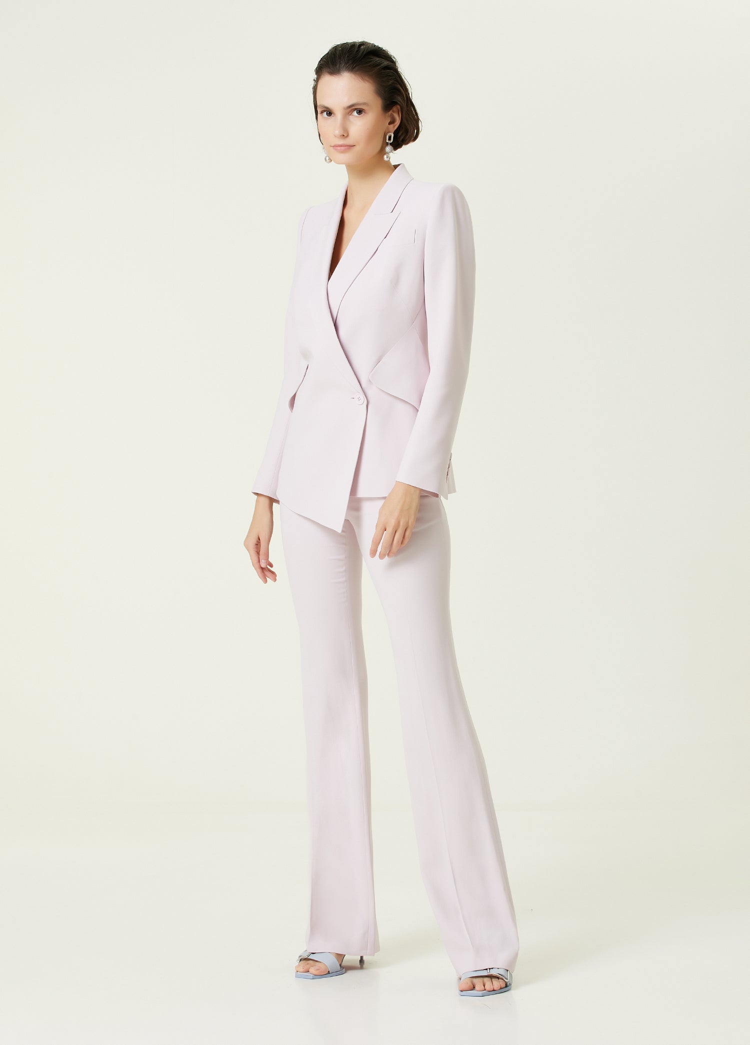 ALEXANDER MCQUEEN DROP HEM ONE BUTN JACKE