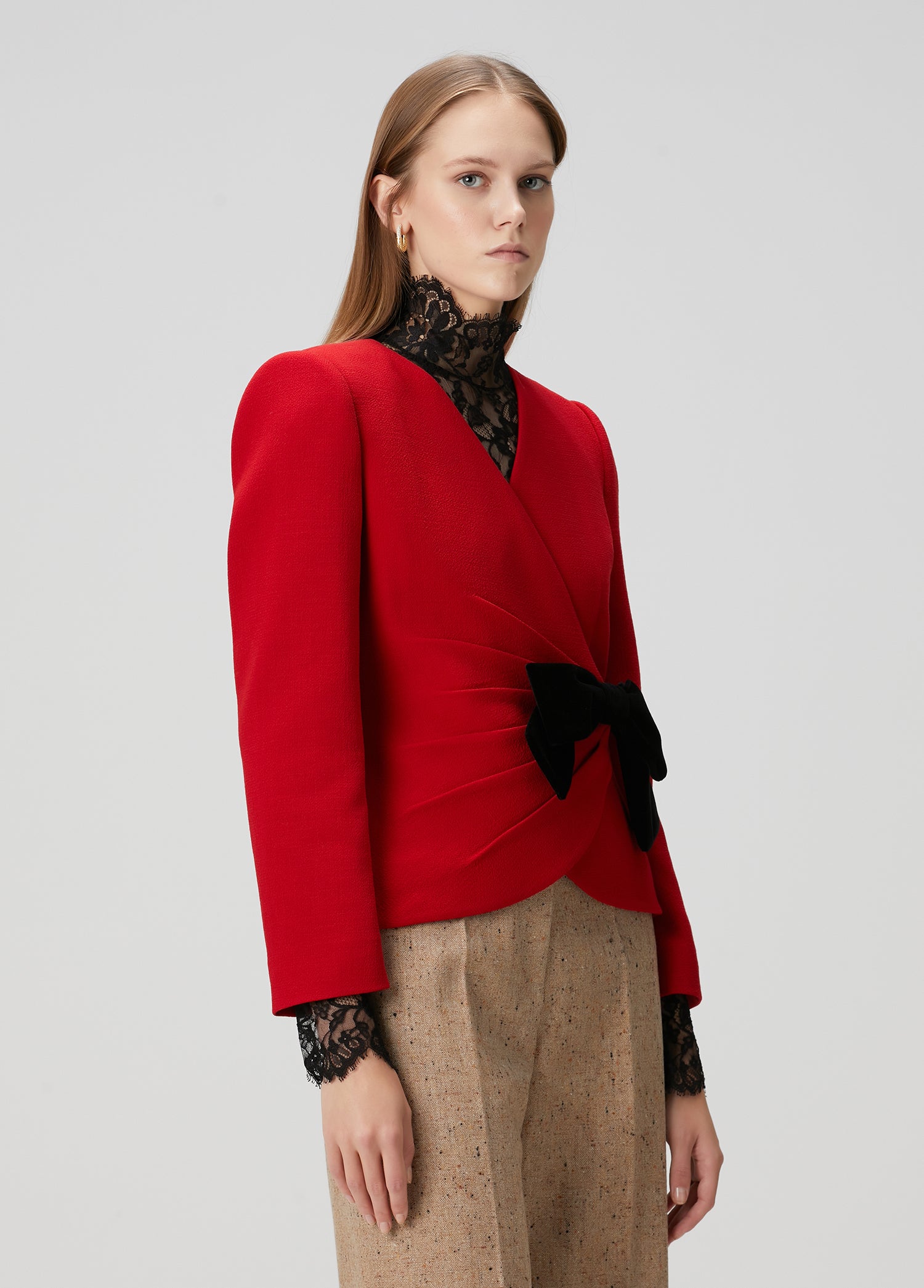 VALENTINO GARAVANI JACKET WOOL CREPE - BEYMEN