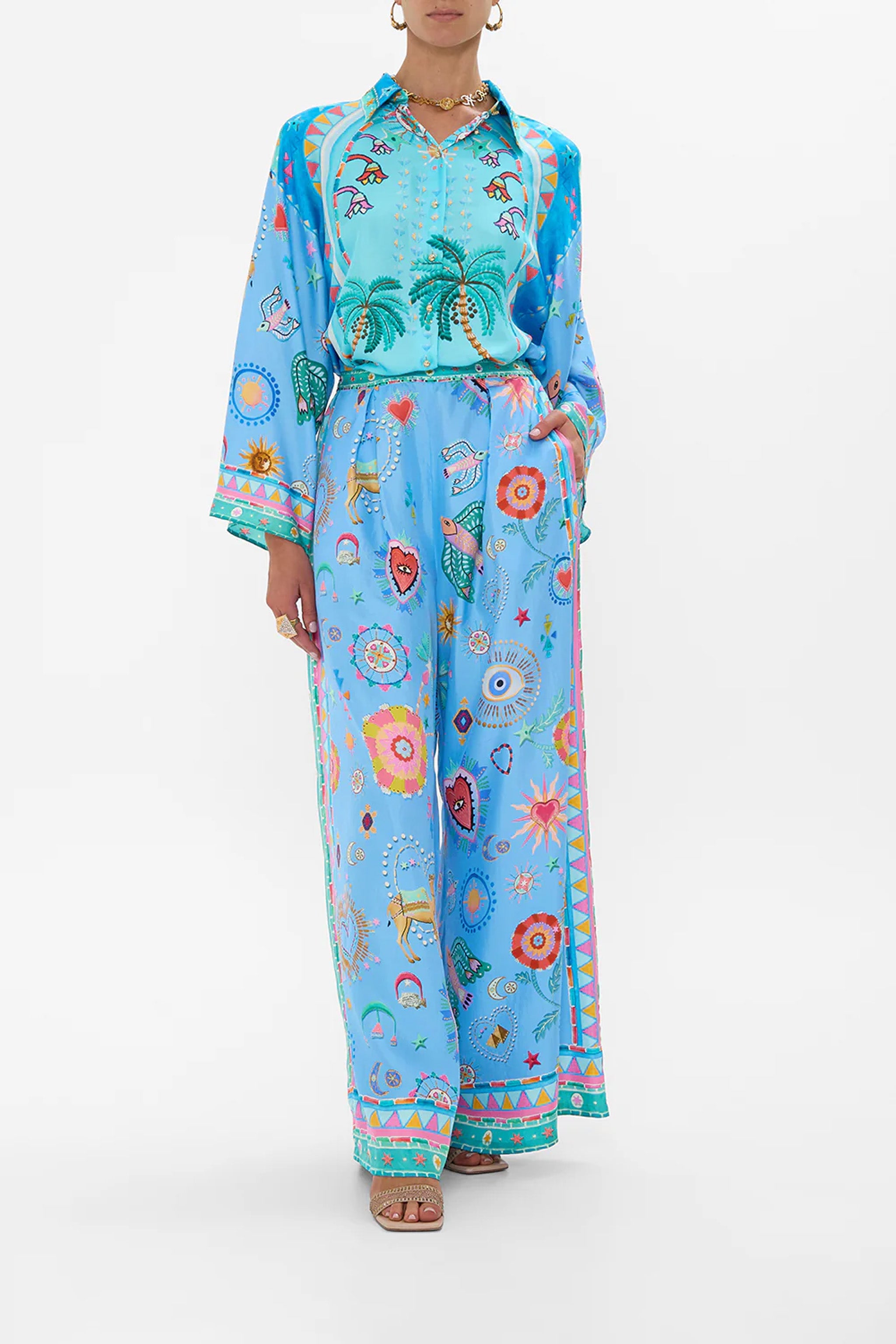 CAMILLA TUCK FRONT PANT