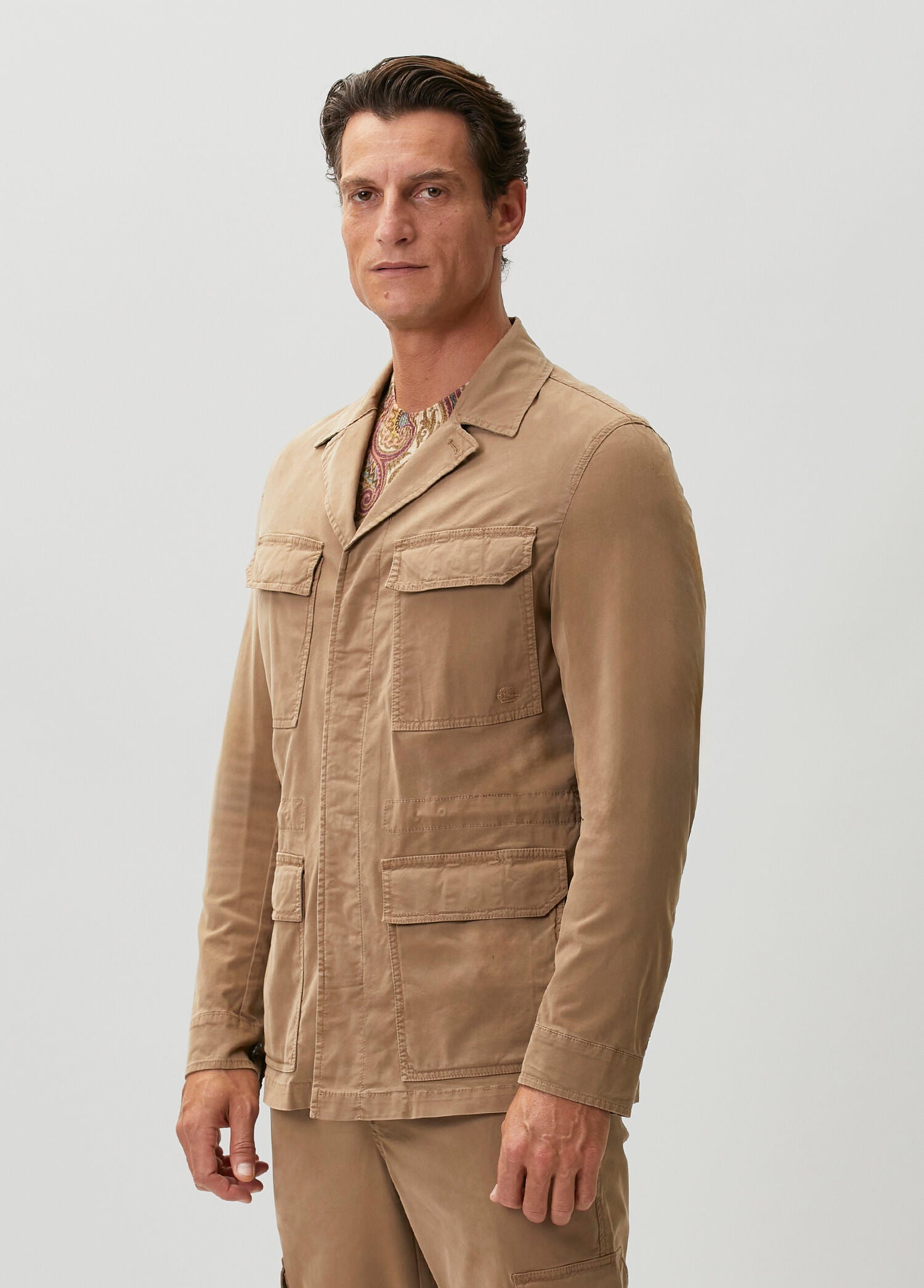 ETRO GARMENT DYE UNLINED FIELD JACK - BEYMEN