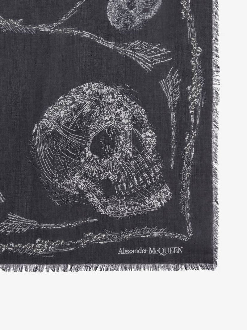 ALEXANDER MCQUEEN SL CRYSTAL SKULL - BEYMEN