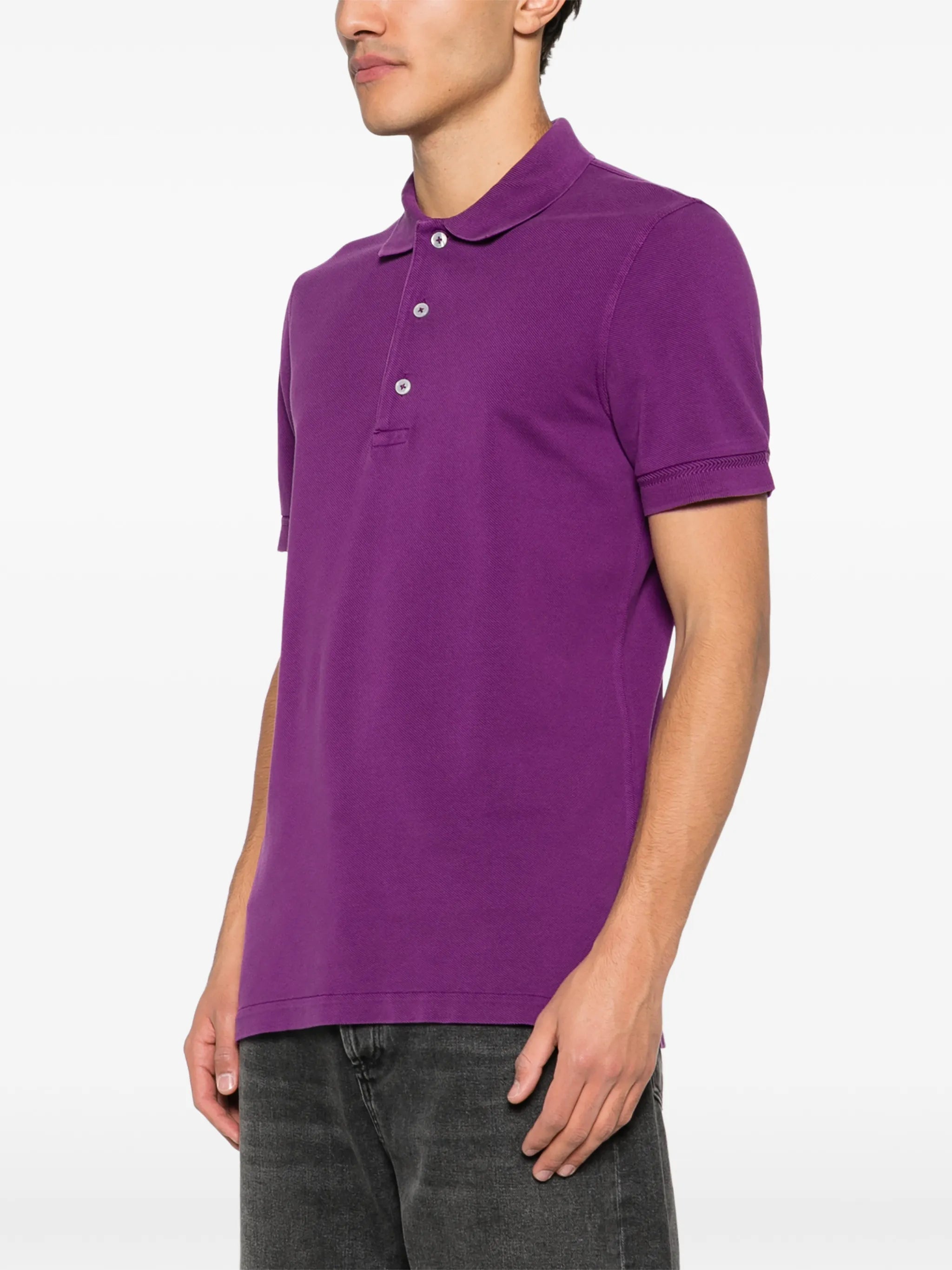 TOM FORD LYOCELL PIQUET SS POLO - BEYMEN