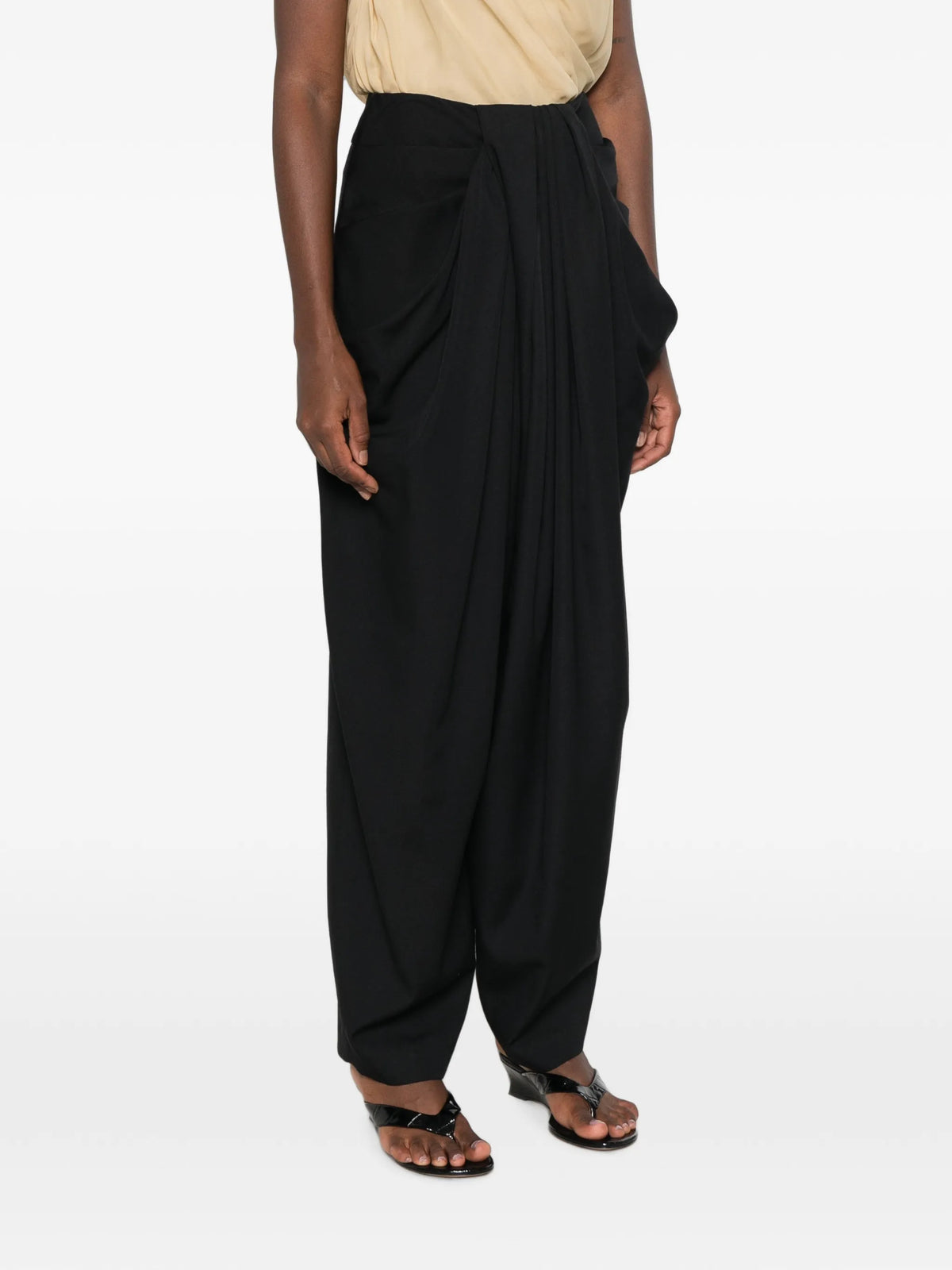 BALMAIN GRAIN DE POUDRE LOOSE PANTS - BEYMEN