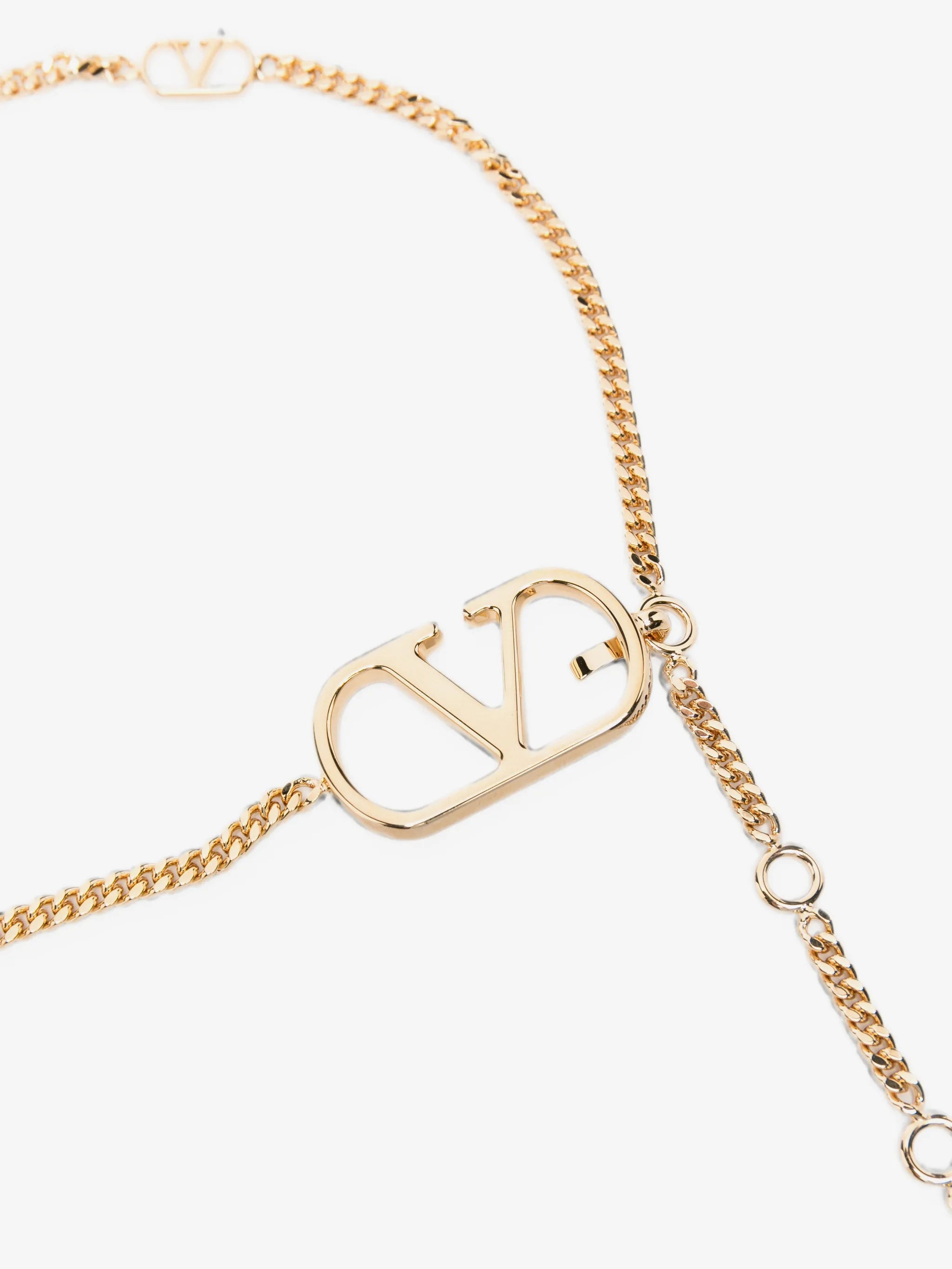 VALENTINO GARAVANI METAL CHAIN/LIGHT GOLD LOGO - BEYMEN