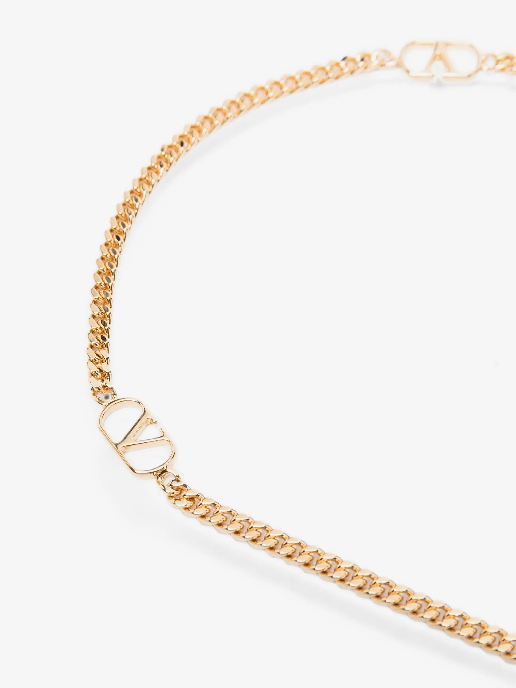VALENTINO GARAVANI METAL CHAIN/LIGHT GOLD LOGO - BEYMEN