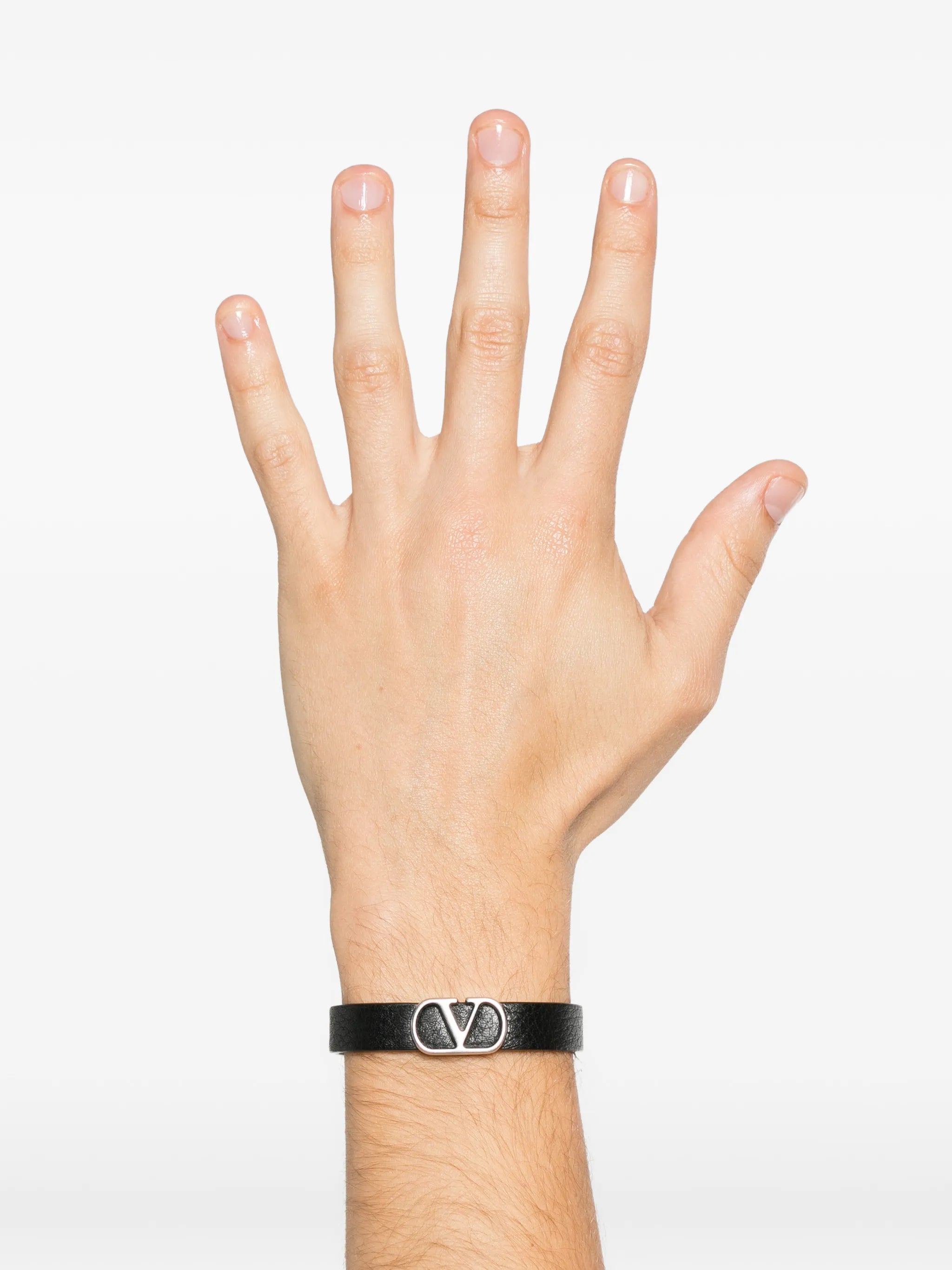 VALENTINO GARAVANI LEATHER BRACELET - BEYMEN