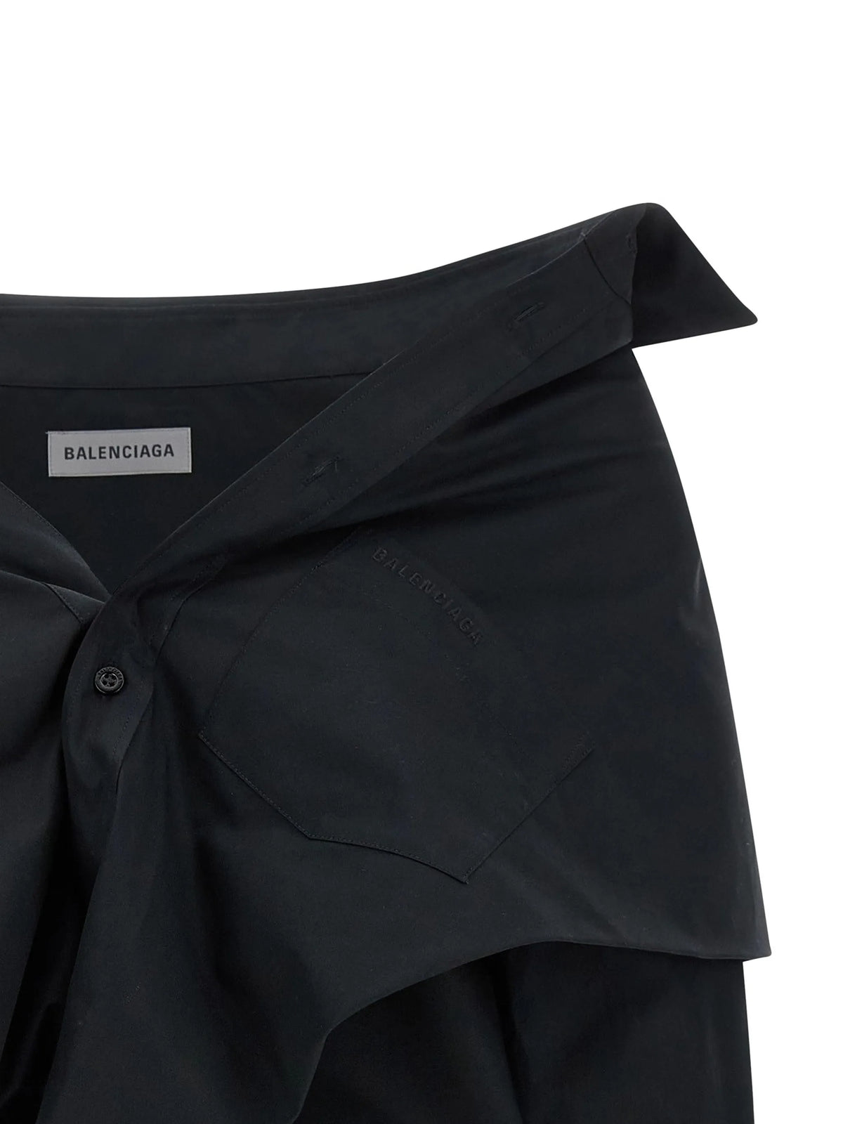 BALENCIAGA OFF SHOULDER SHIRT - BEYMEN