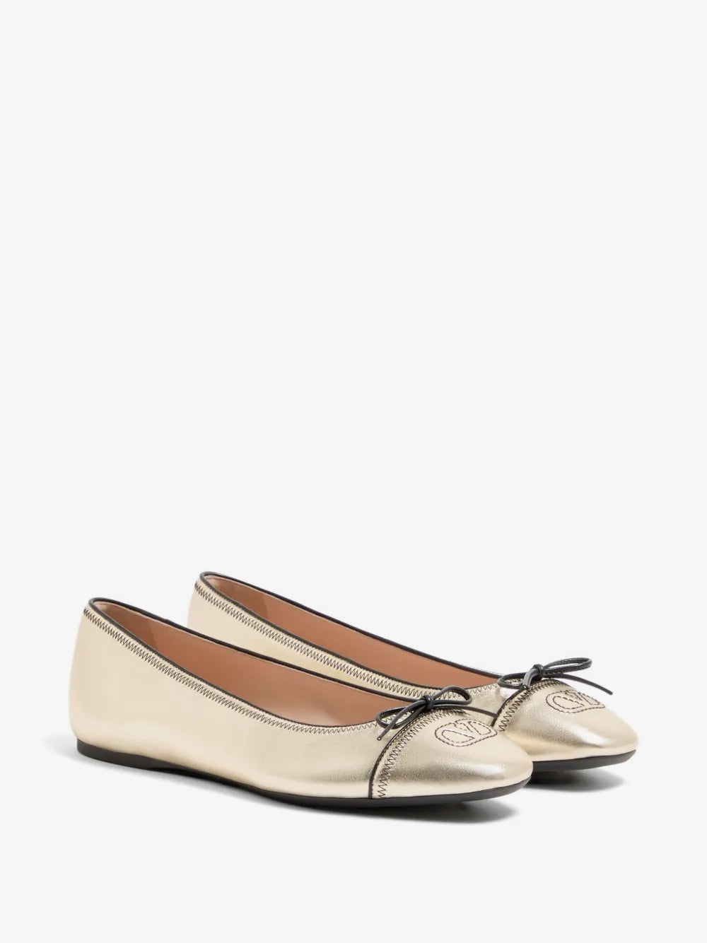 VALENTINO GARAVANI NAPPA LAMINATA/CAPRETTO/LOGO E - BEYMEN