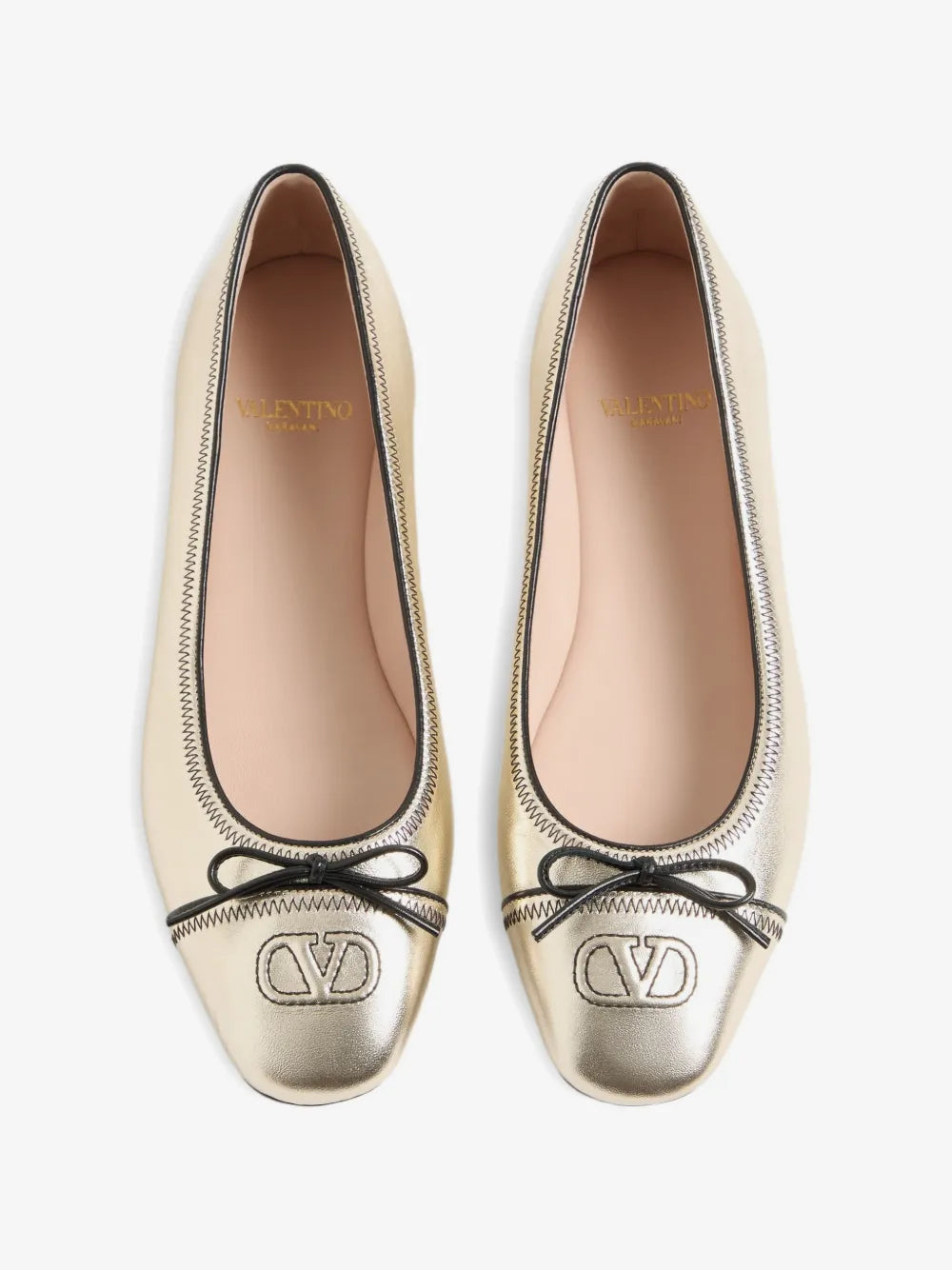 VALENTINO GARAVANI NAPPA LAMINATA/CAPRETTO/LOGO E - BEYMEN