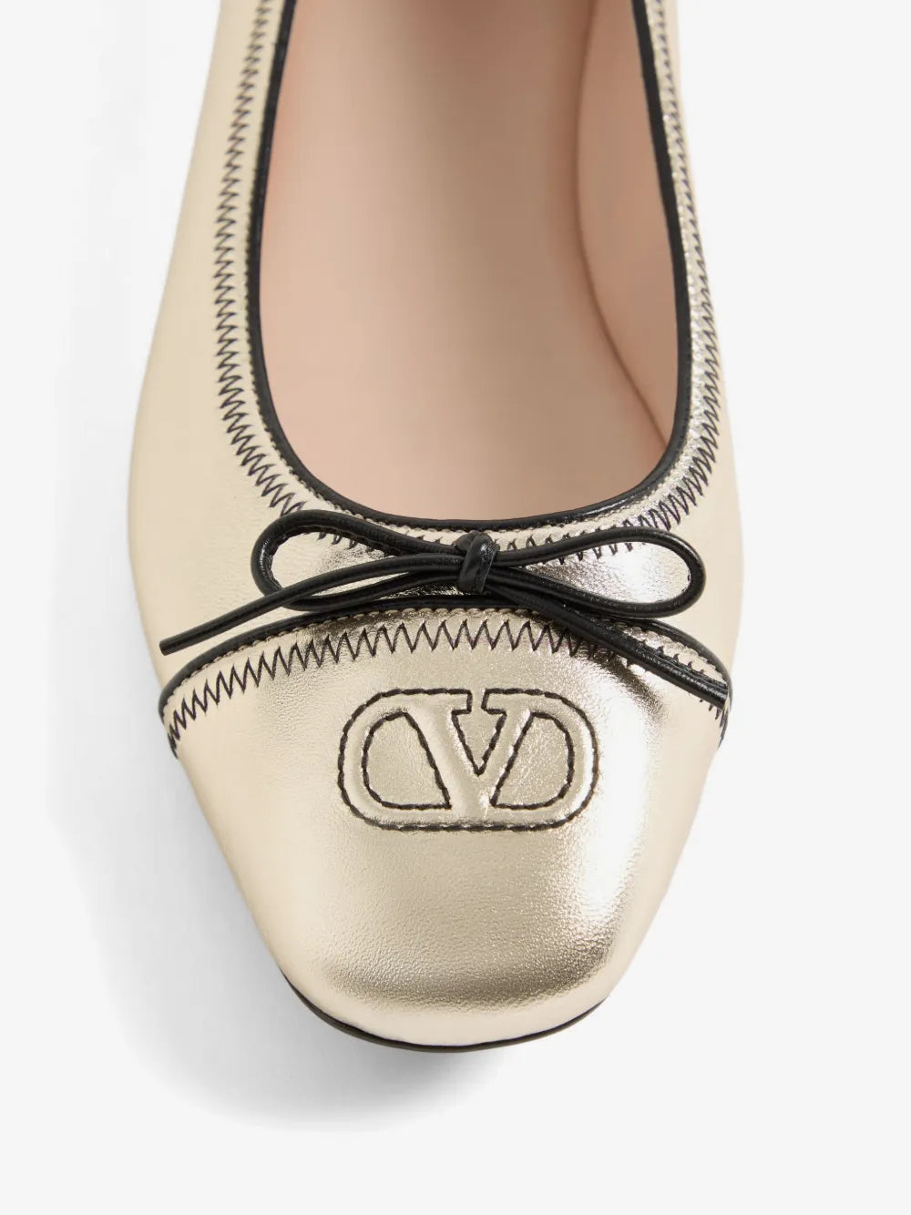 VALENTINO GARAVANI NAPPA LAMINATA/CAPRETTO/LOGO E - BEYMEN