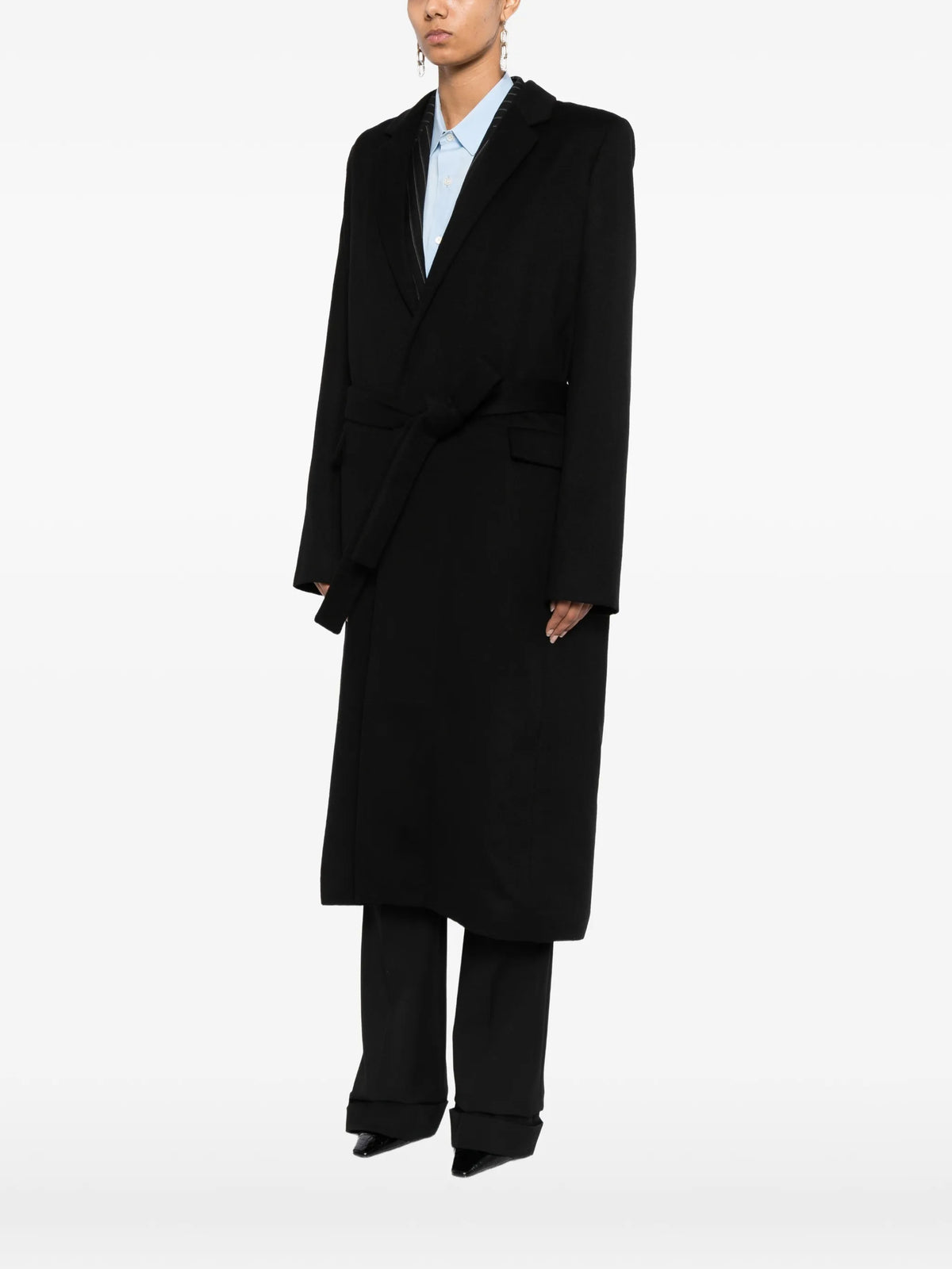 TOM FORD IGHT WOOL WRAP COAT - BEYMEN