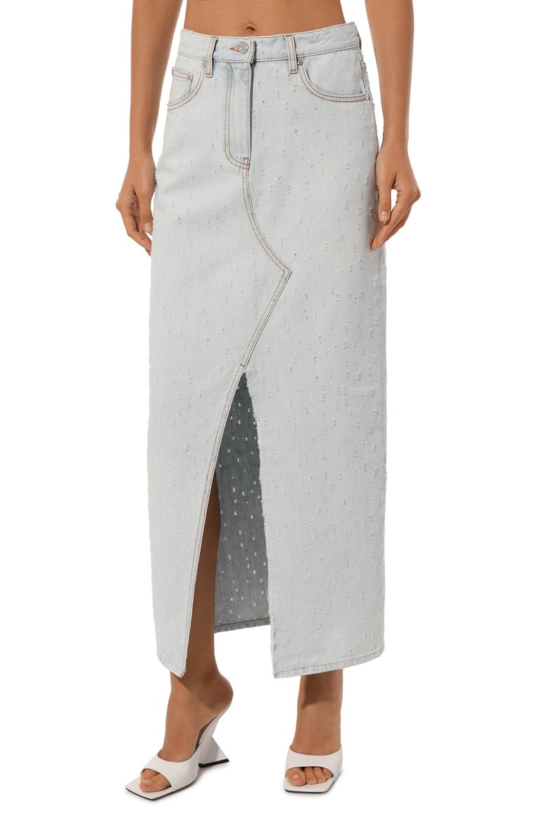 MSGM Denim Skirt