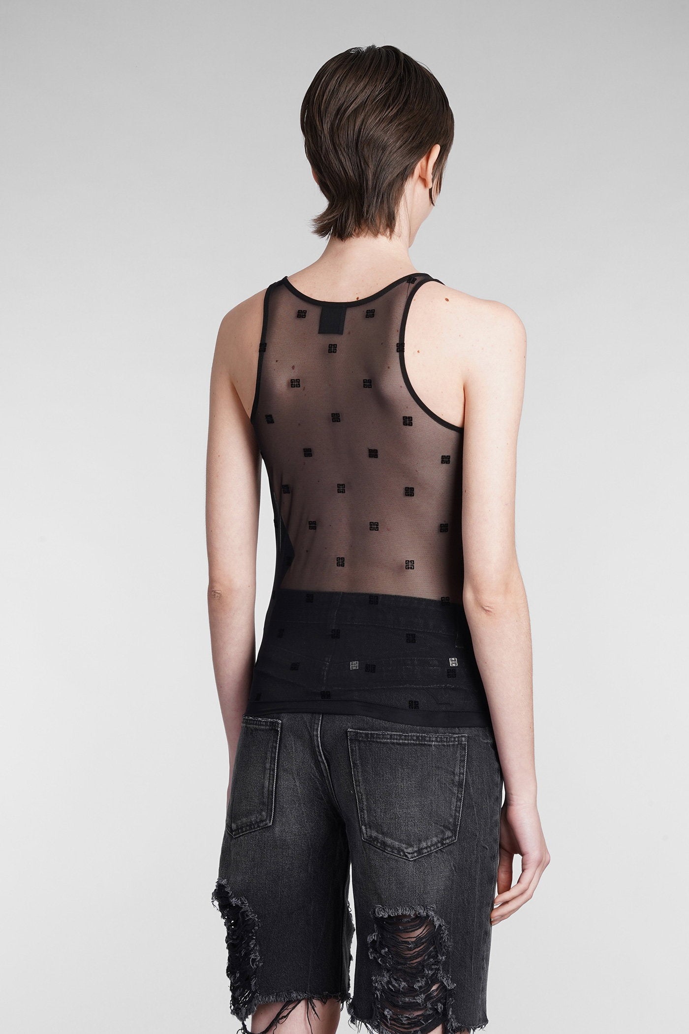 GIVENCHY TANK TOP MIX FABRIC - BEYMEN