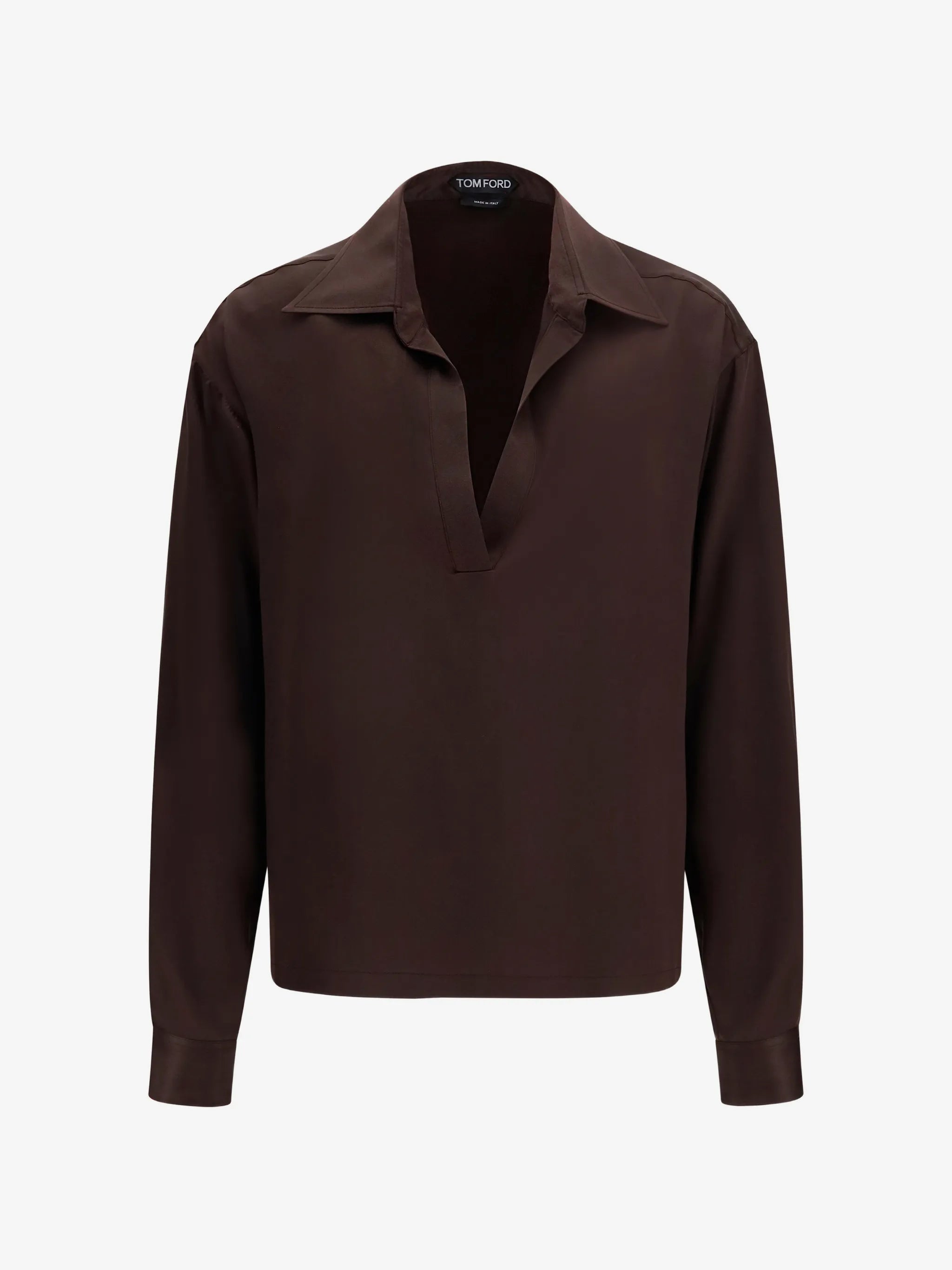 TOM FORD SILK SATIN POLO - BEYMEN