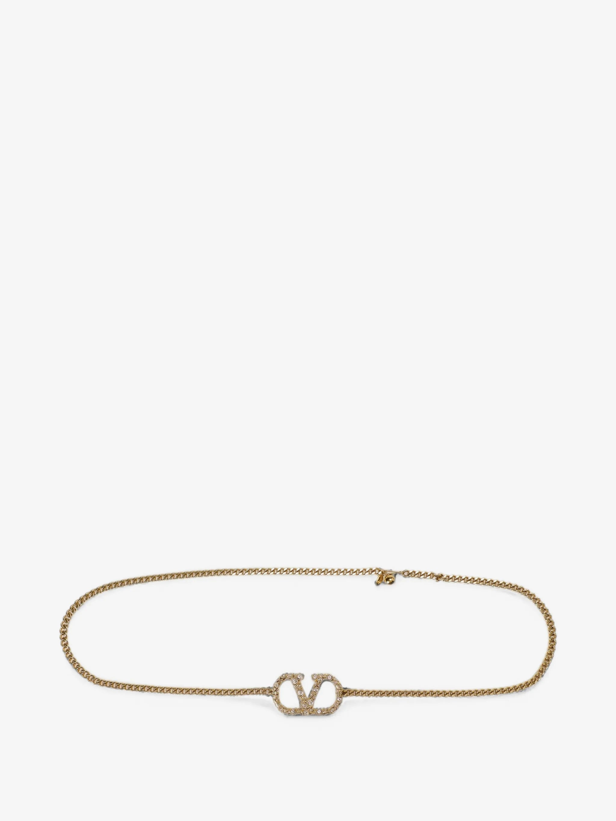 VALENTINO GARAVANI METAL CHAIN/A.LIGHT GOLD-JEWEL - BEYMEN