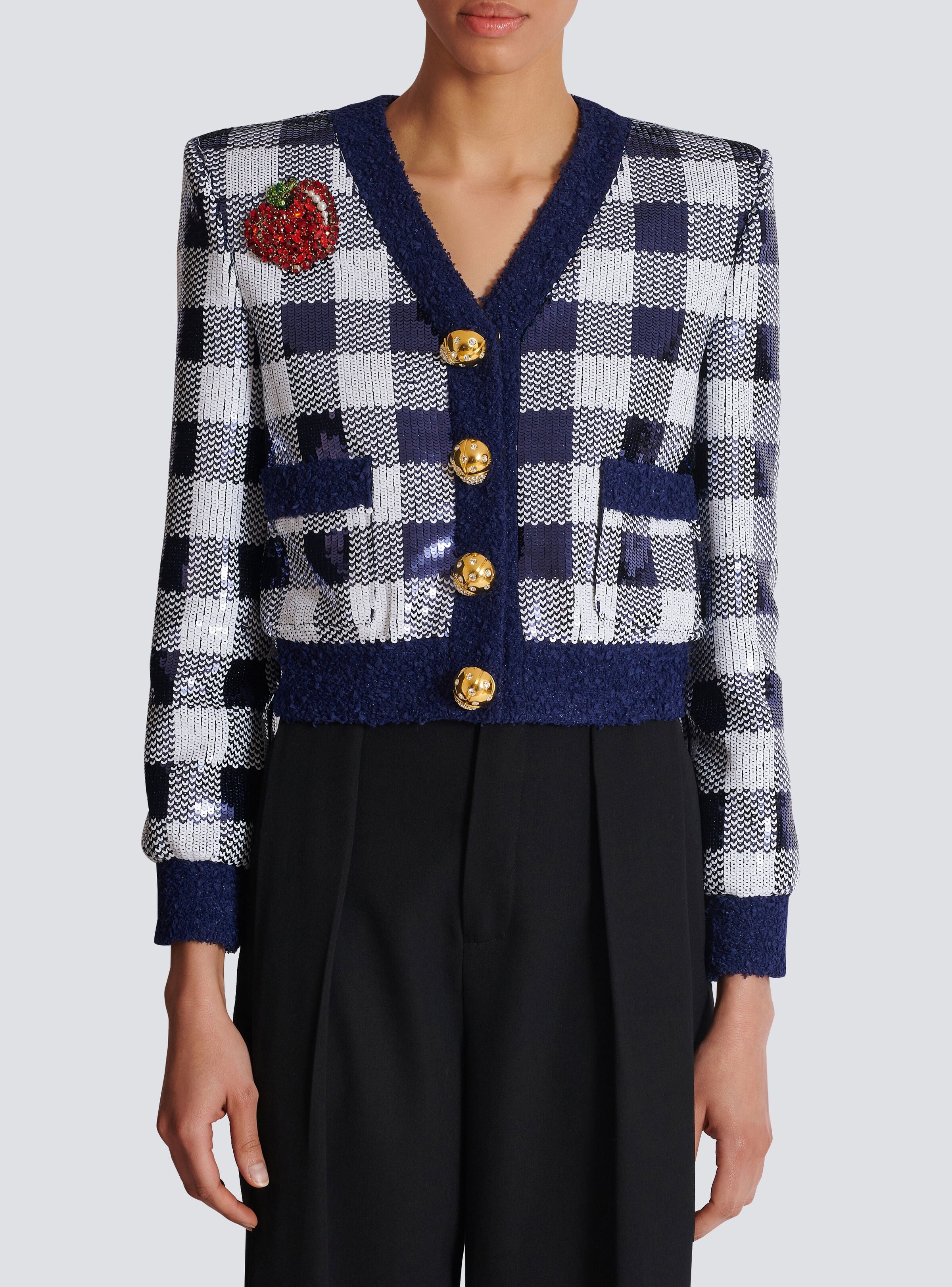 BALMAIN FRUIT PATCH JACKET - BEYMEN