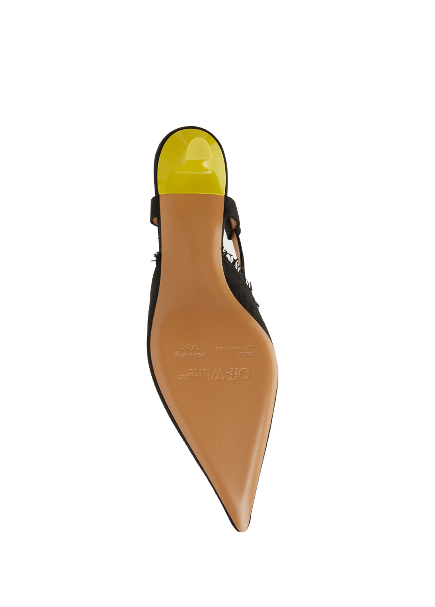 OFF-WHITE POP OYSTER SLINGBACK PUMP - BEYMEN