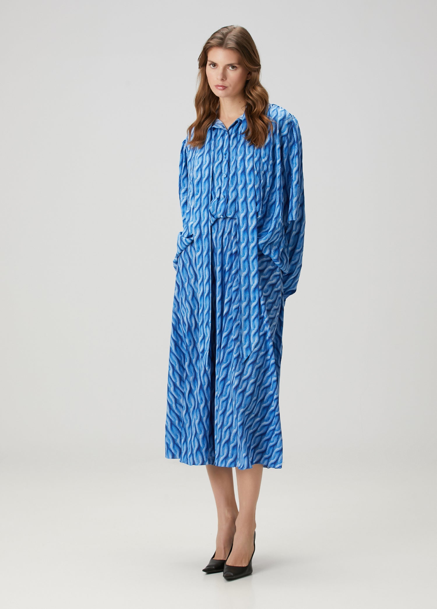 BALENCIAGA DOUBLE SLEEVE DRESS