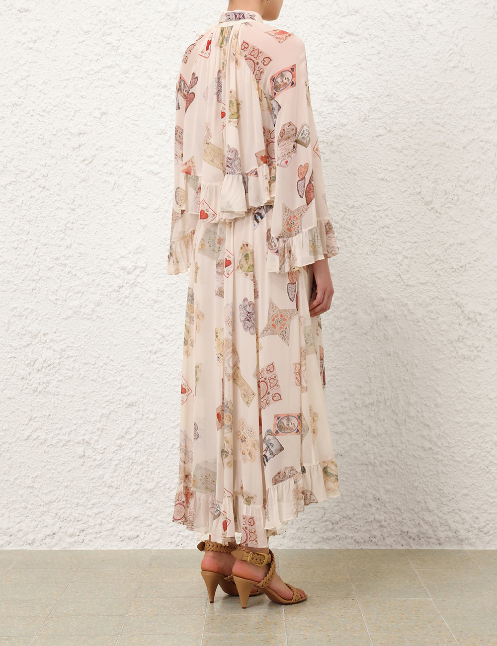 ZIMMERMAN HYPNOTIC FLUTTER DRESS - BEYMEN