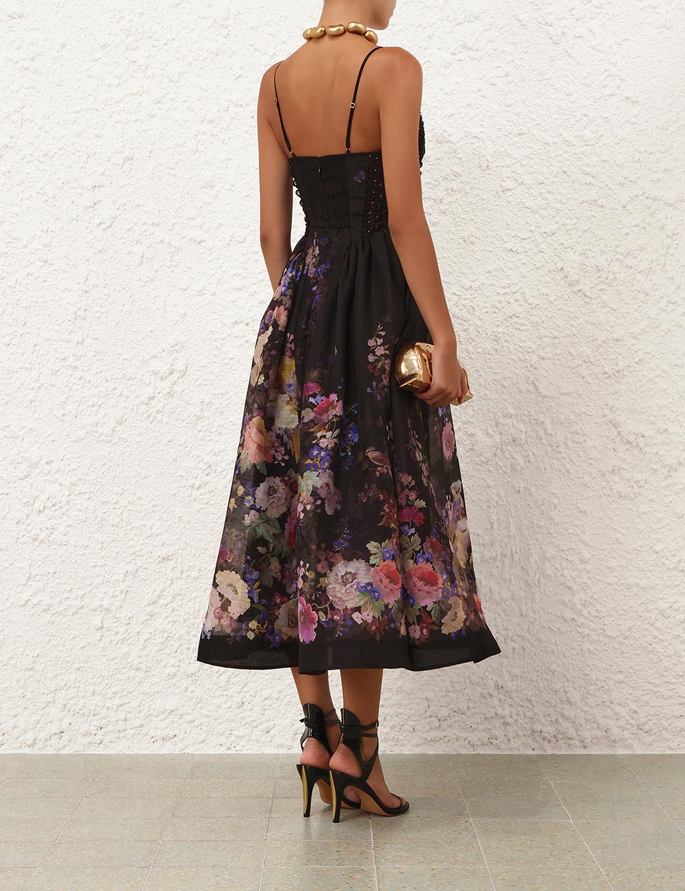 ZIMMERMAN LUNA BEADED PICNIC DRESS - BEYMEN