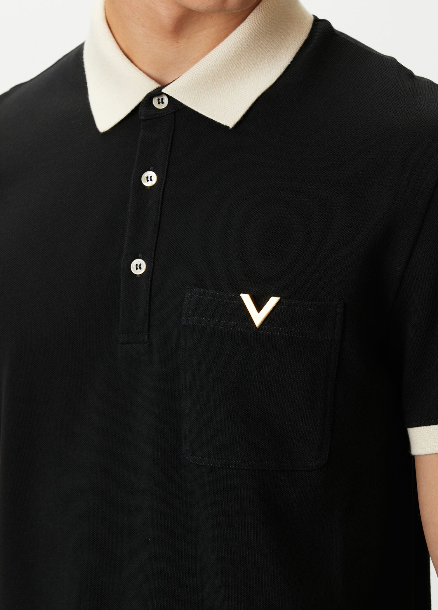 VALENTINO GARAVANI POLO JERSEY - BEYMEN