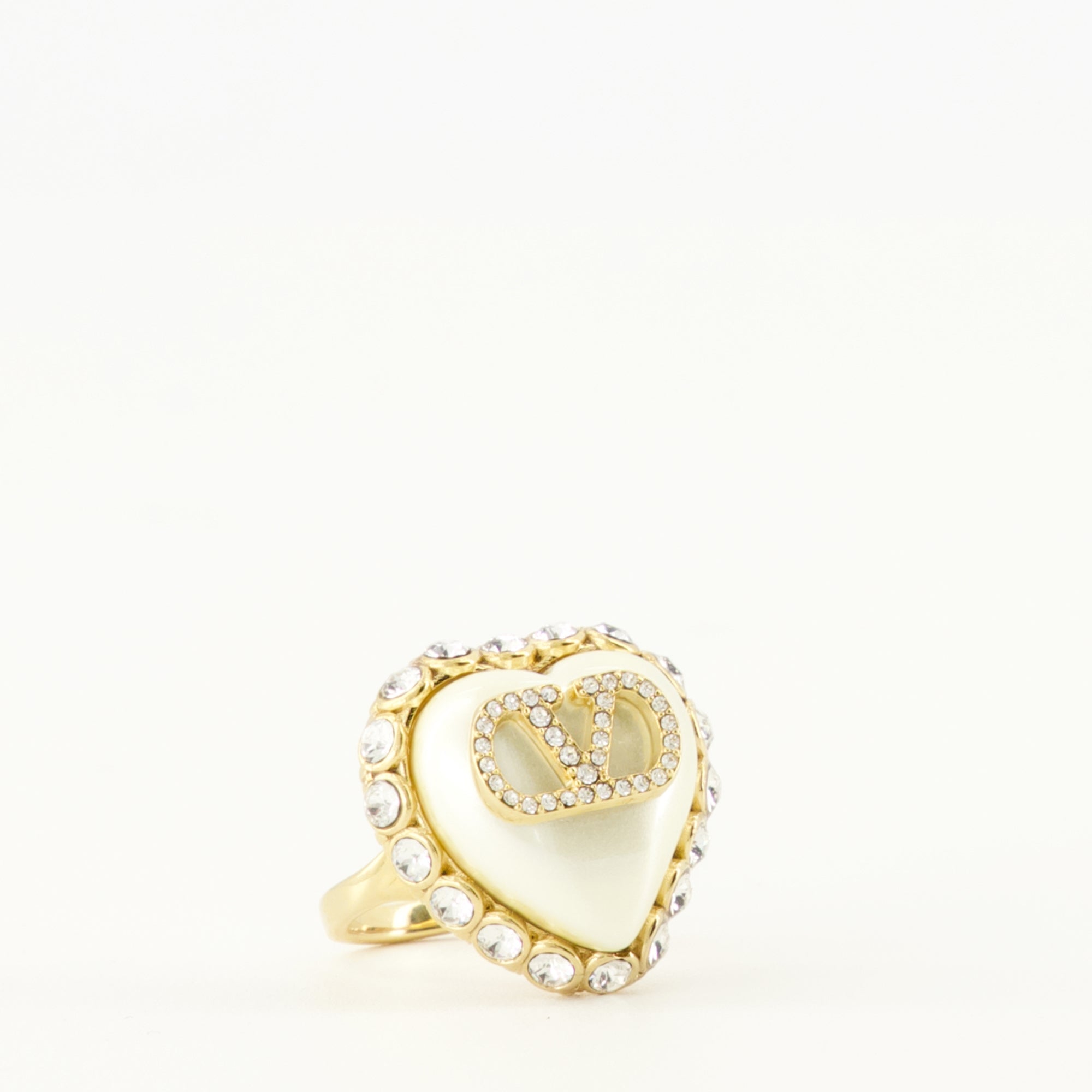 VALENTINO GARAVANI METALLO/STRASS/PERLA - BEYMEN