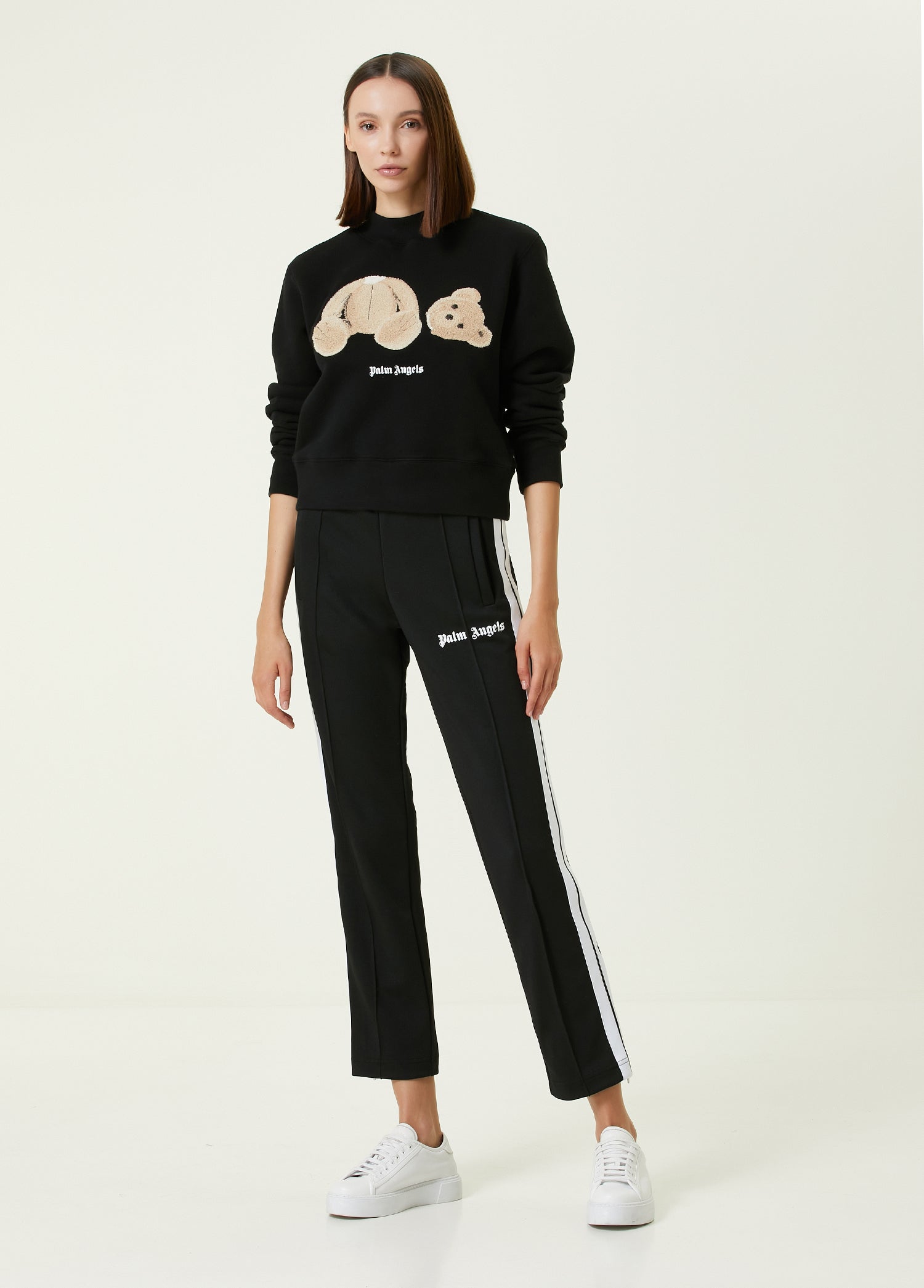 PALM ANGELS CREW SWEATSHIRT - BEYMEN