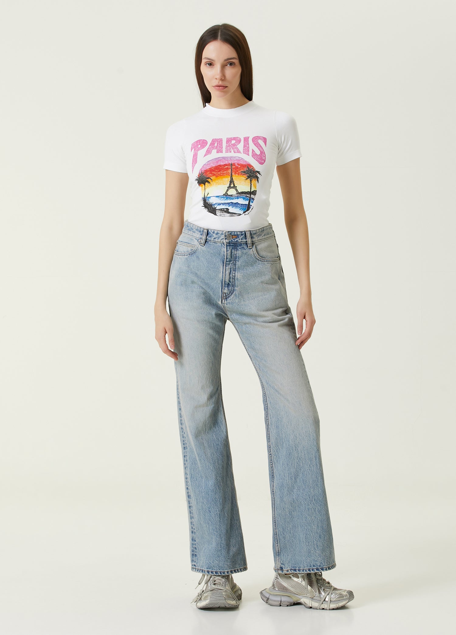 BALENCIAGA FITTED T-SHIRT
