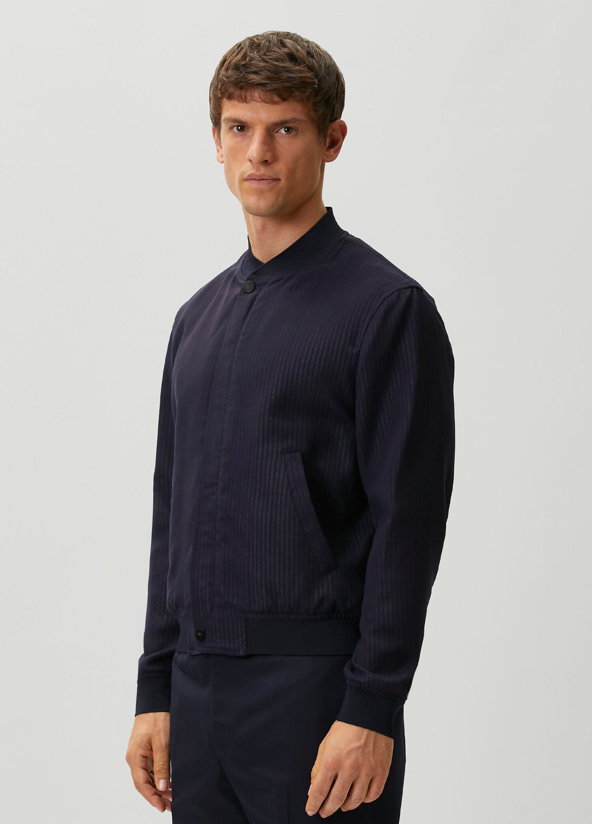 GIVENCHY STRIPED ZIPPED BLOUSON - BEYMEN