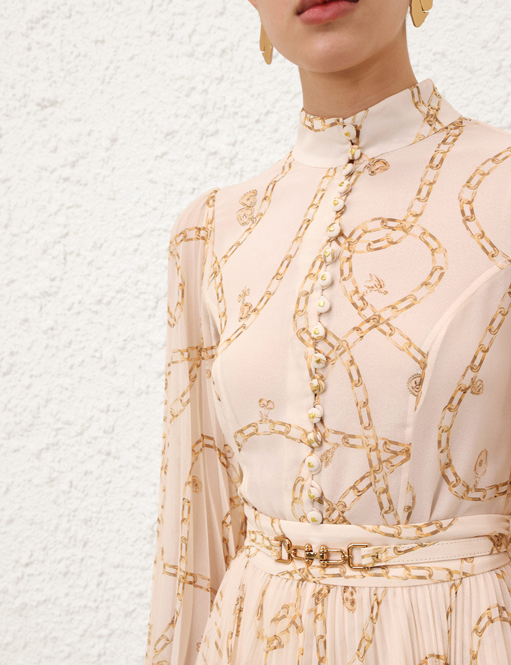 ZIMMERMAN SUNRAY PLEATED BLOUSE - BEYMEN
