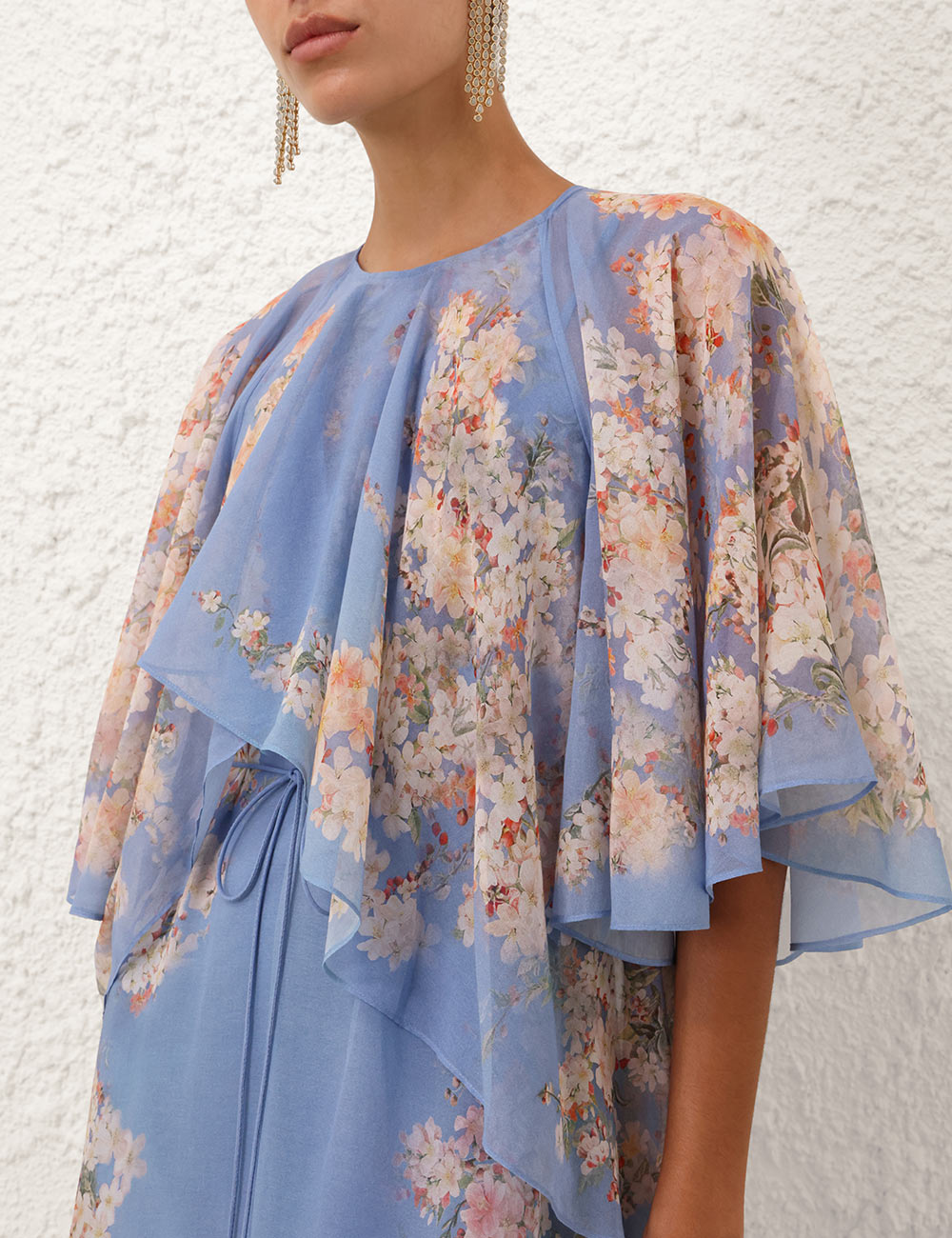ZIMMERMAN CASCADIAN TIERED MAXI DRESS - BEYMEN