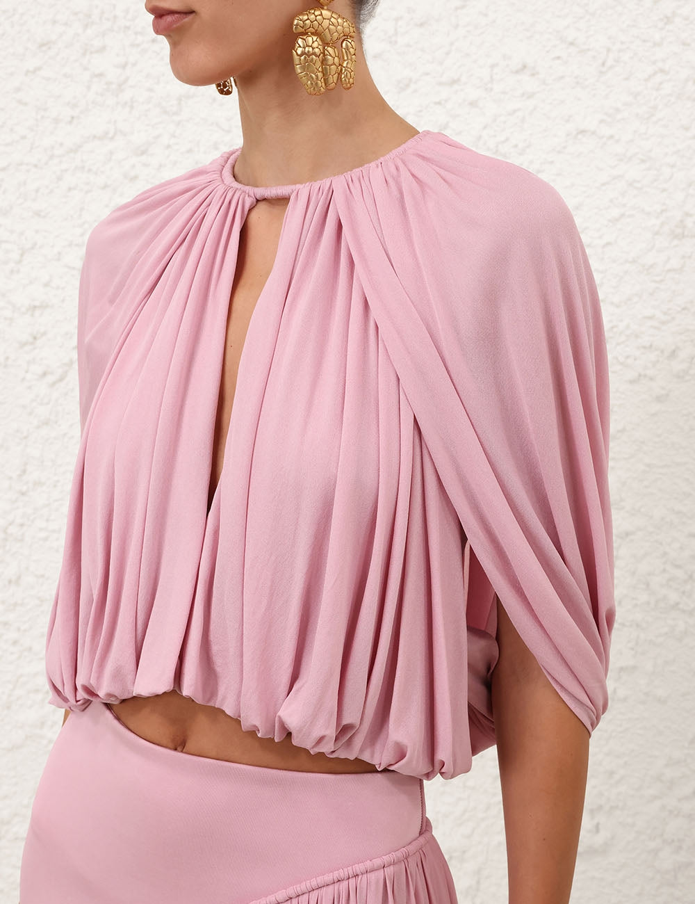ZIMMERMAN ALCHEMY CAPED BLOUSE - BEYMEN