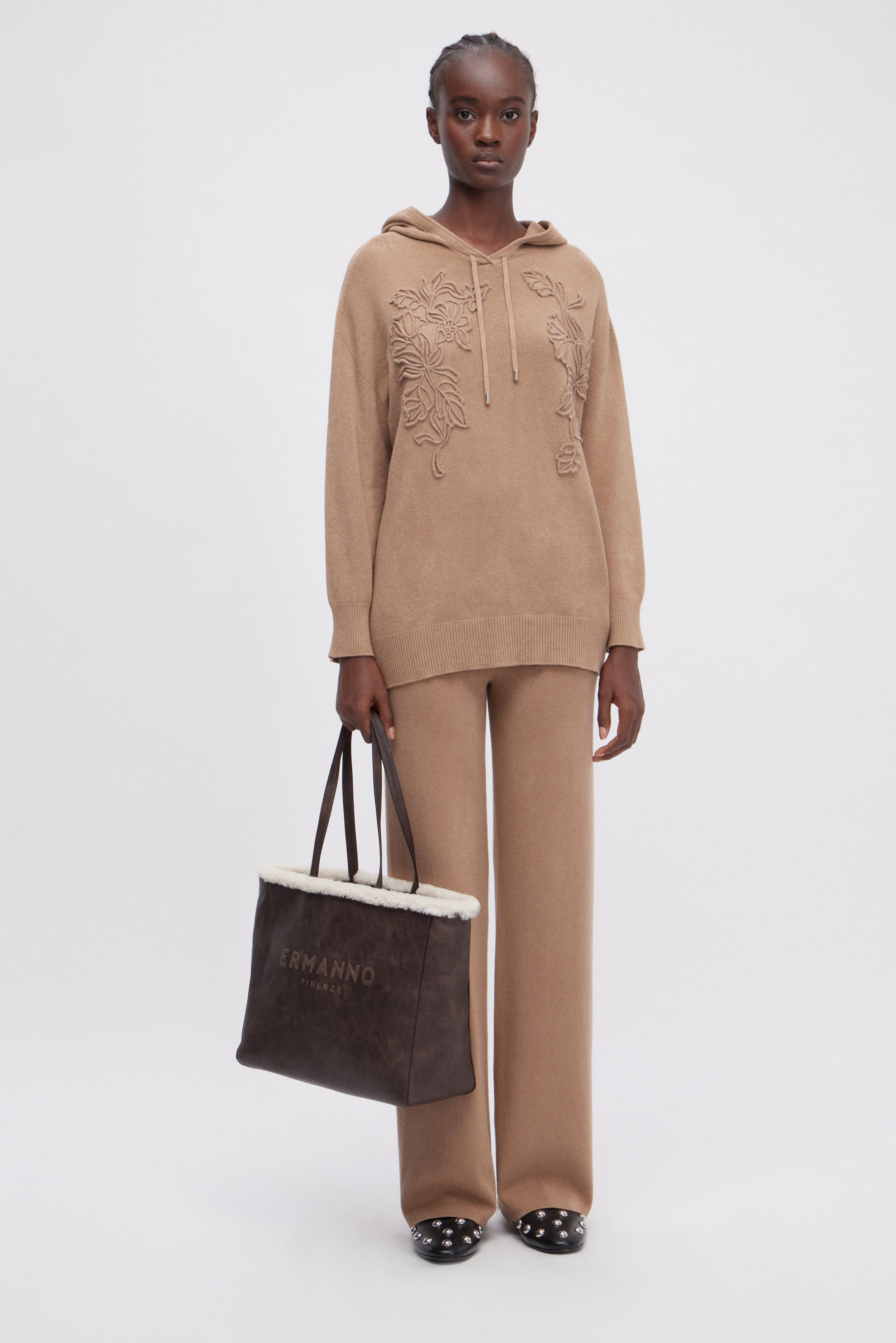 ERMANNO FIRENZE FELPA CON CAPPUCCIO - BEYMEN