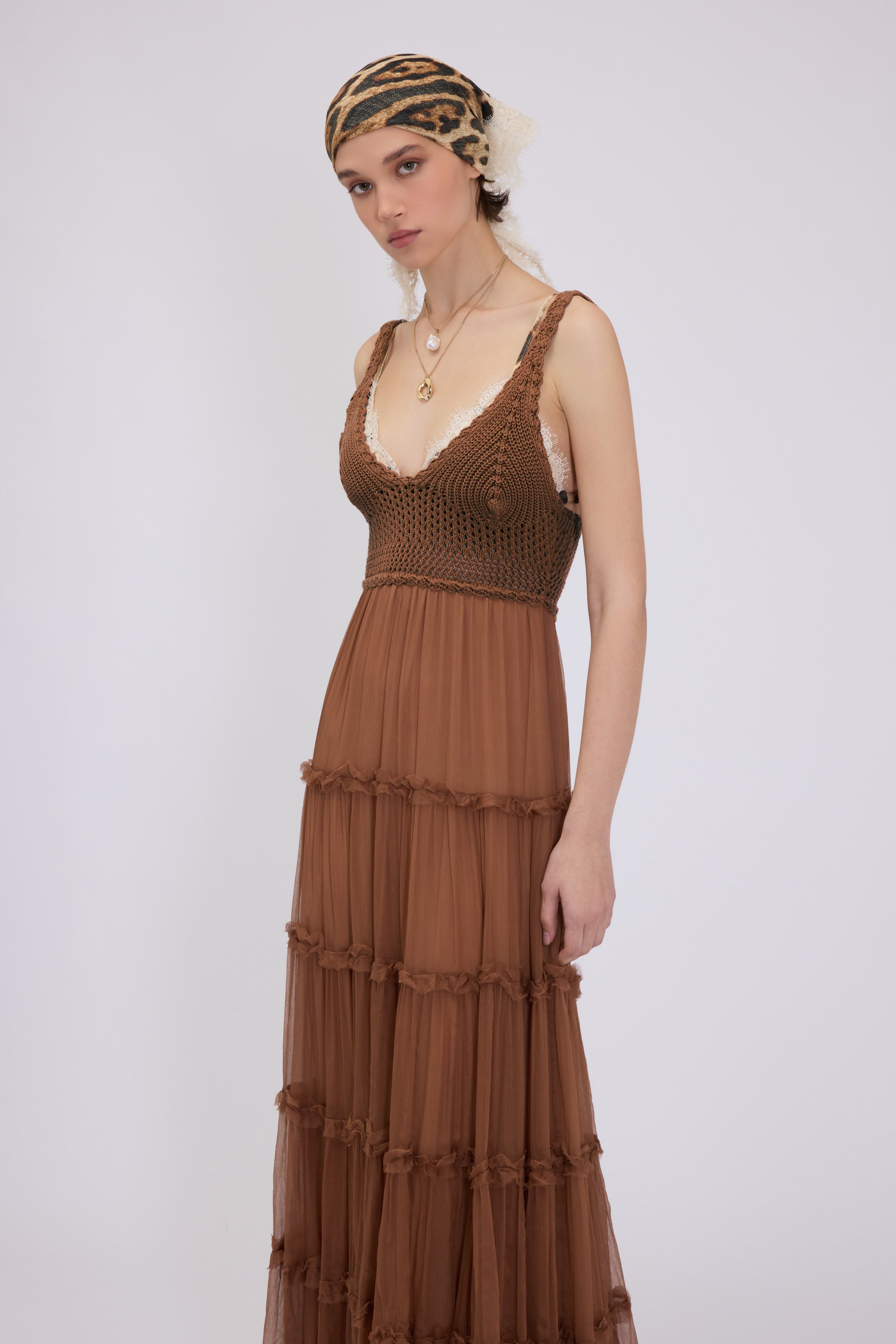 ERMANNO FIRENZE ABITO LUNGO SENZA MANICA - BEYMEN