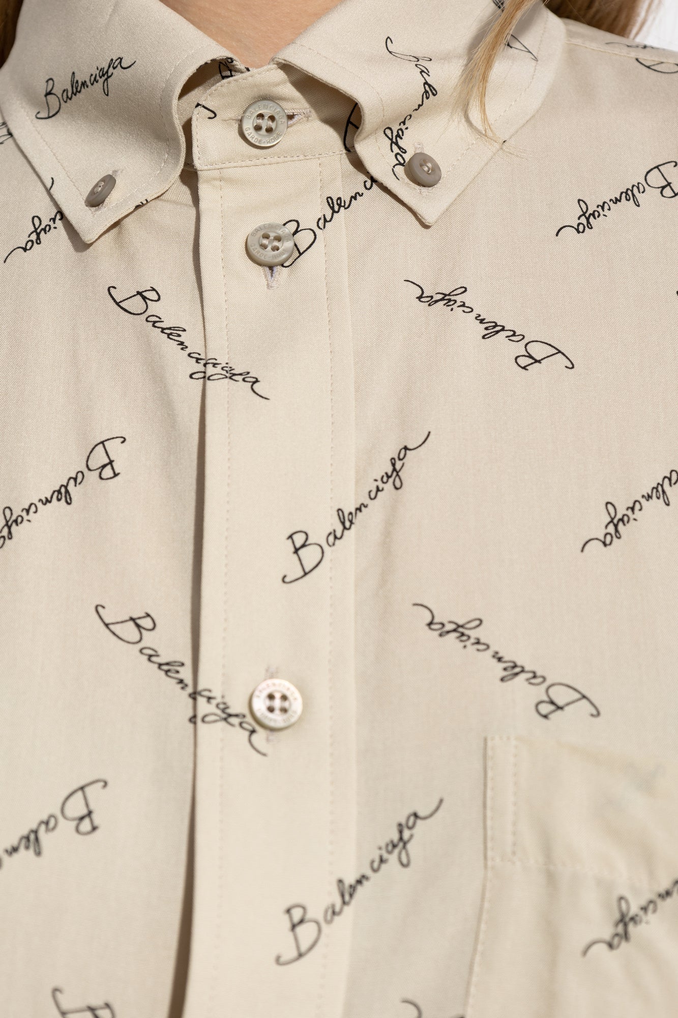 BALENCIAGA L/S COCOON SHIRT