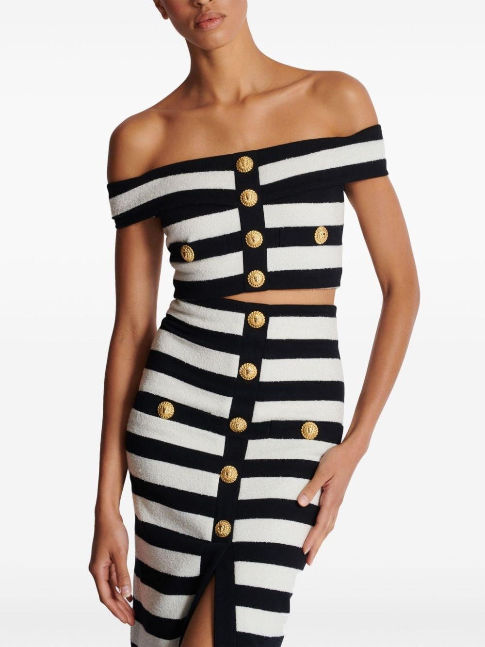 BALMAIN OFF SHOULDER - BEYMEN