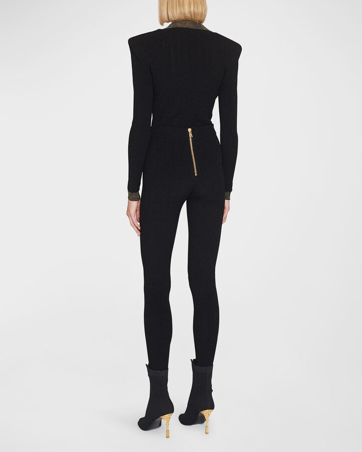 BALMAIN 6 BTN LEGGINGS - BEYMEN