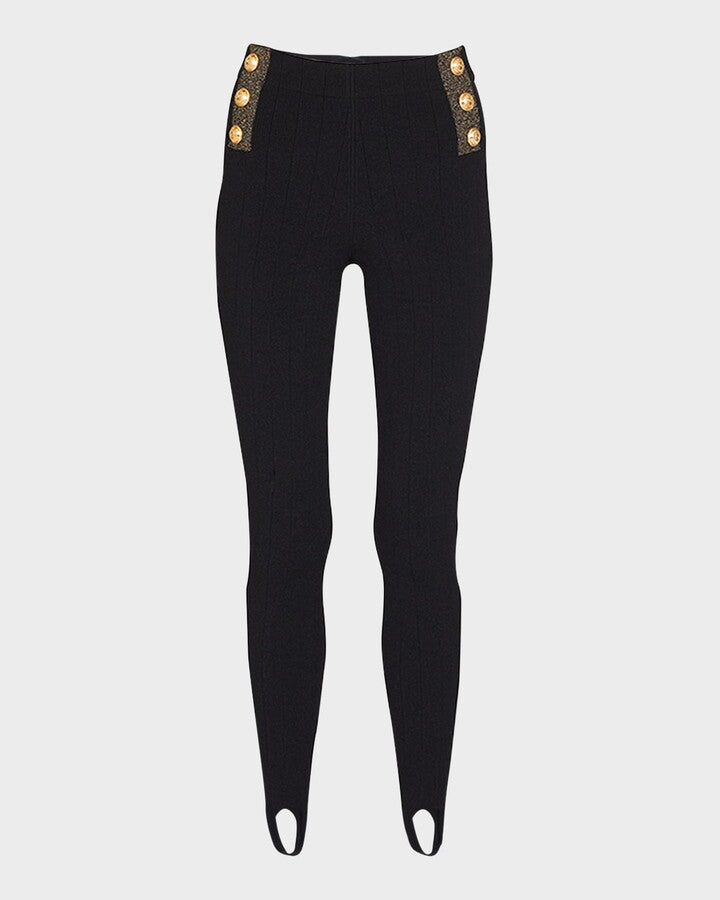 BALMAIN 6 BTN LEGGINGS - BEYMEN