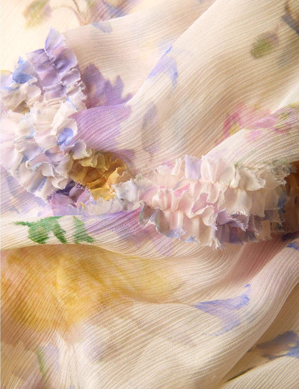 ZIMMERMAN LUNA RUFFLE BILLOW BLOUSE - BEYMEN