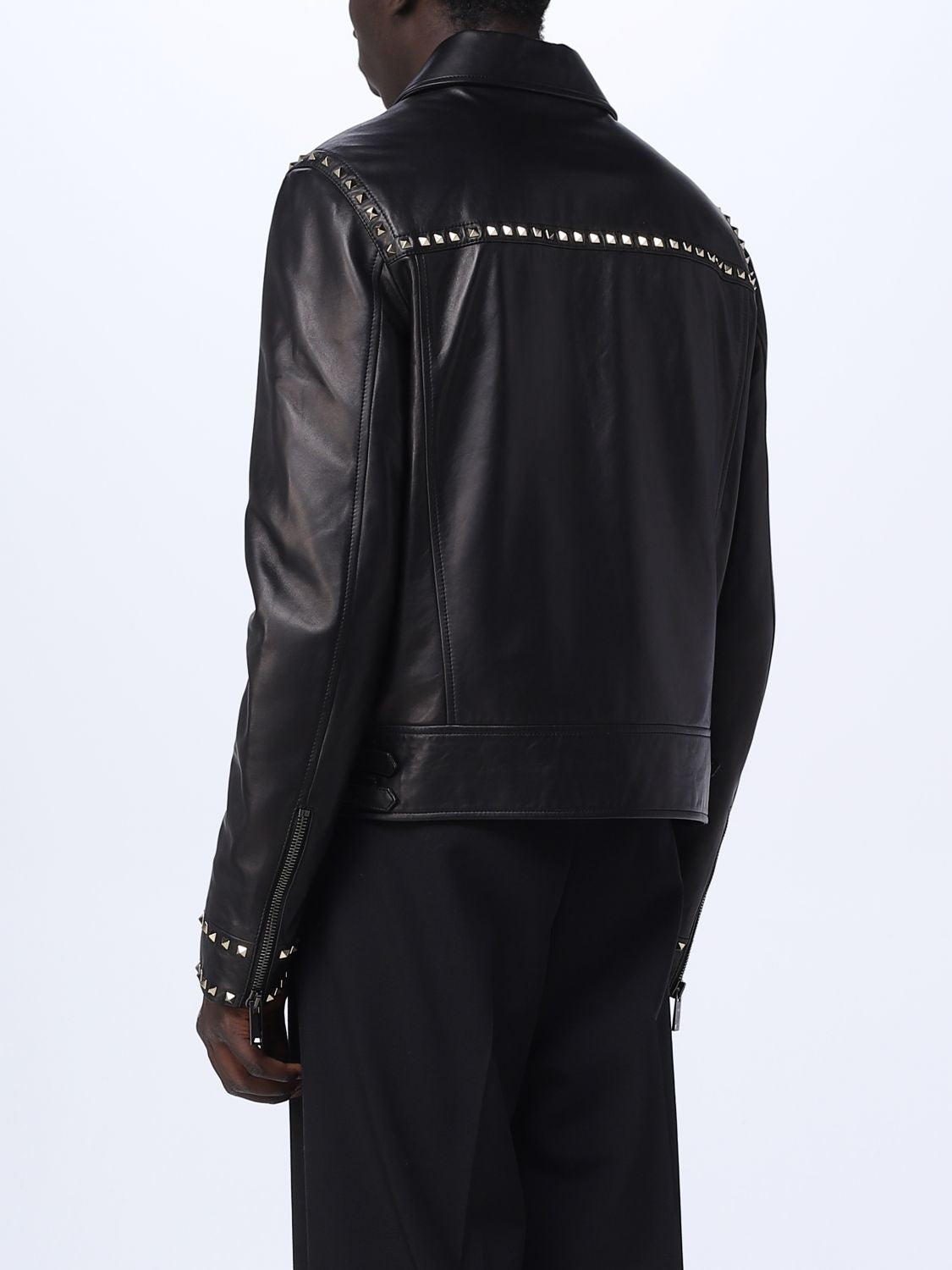 VALENTINO LEATHER JACKET - BEYMEN