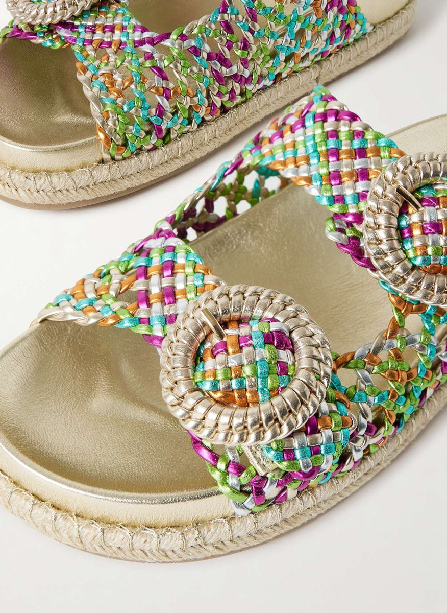 AQUAZZURA RIVERA FOOTBED FLAT - BEYMEN