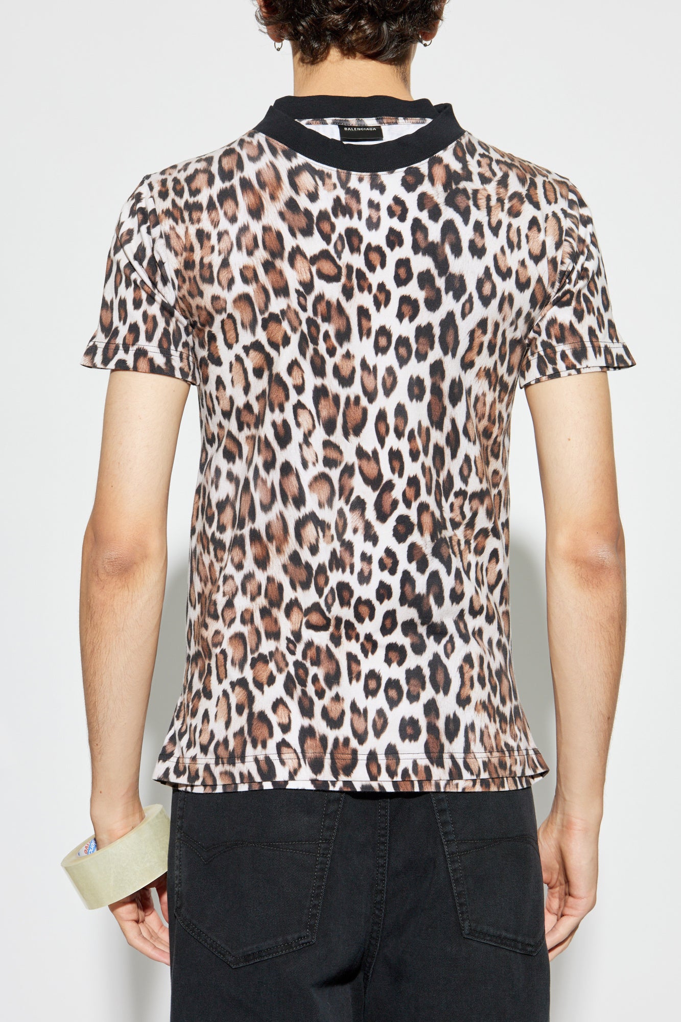 BALENCIAGA TAPED DOUBLE S/S TOP